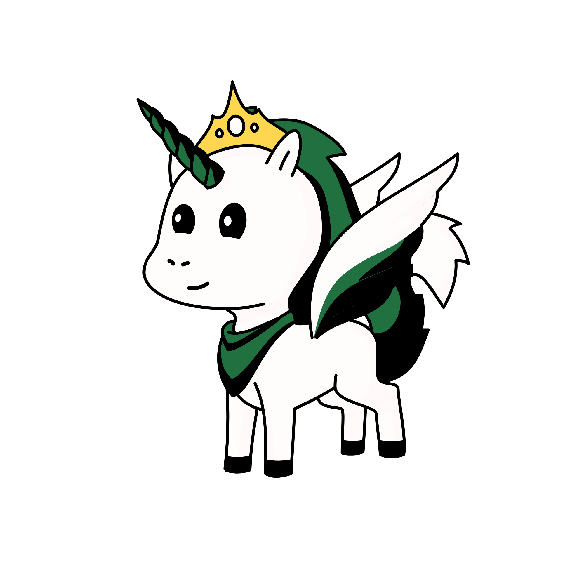 King Thorn ( King of Mystic Isle's, Father of Cloudy), the unicorn