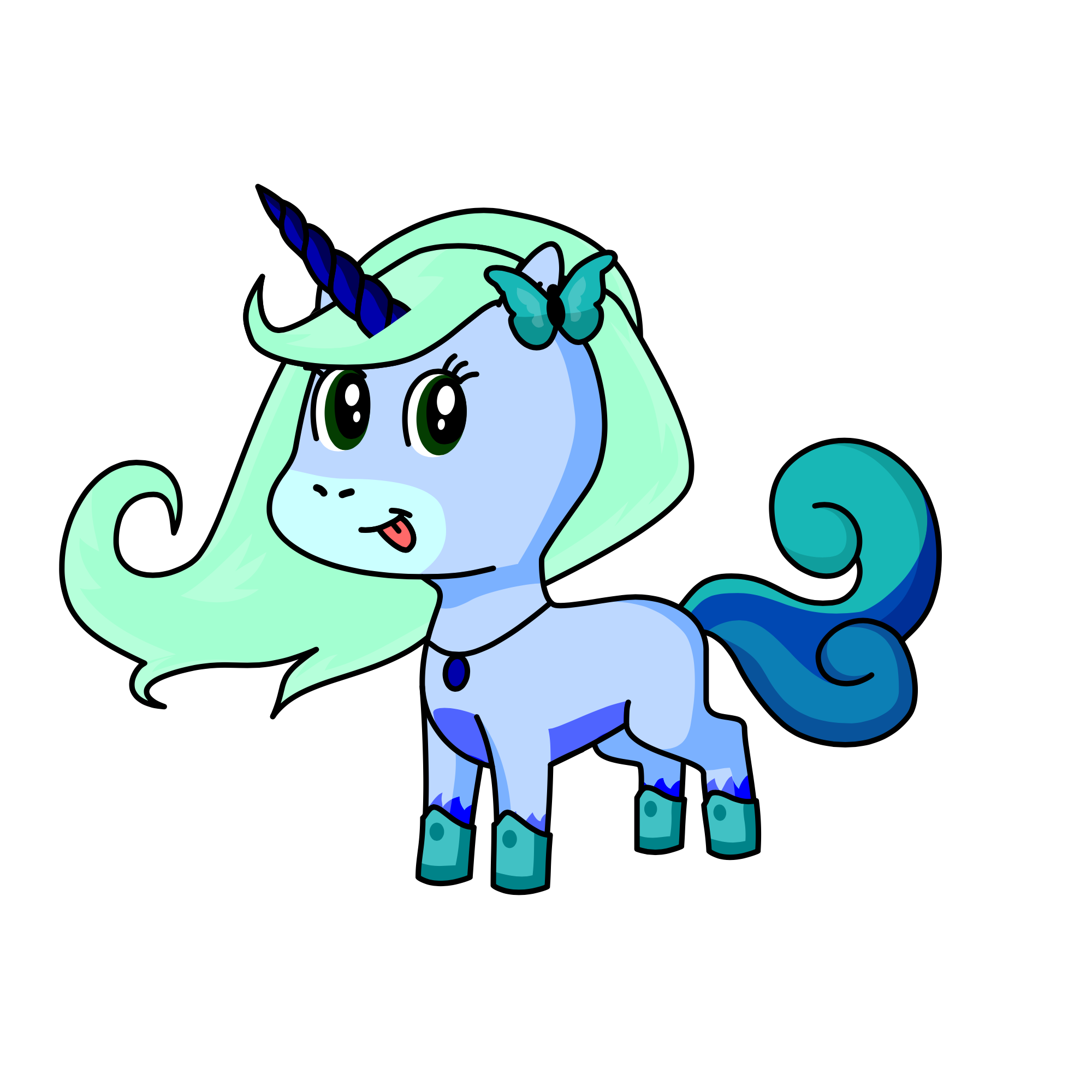 Scarlet, the unicorn