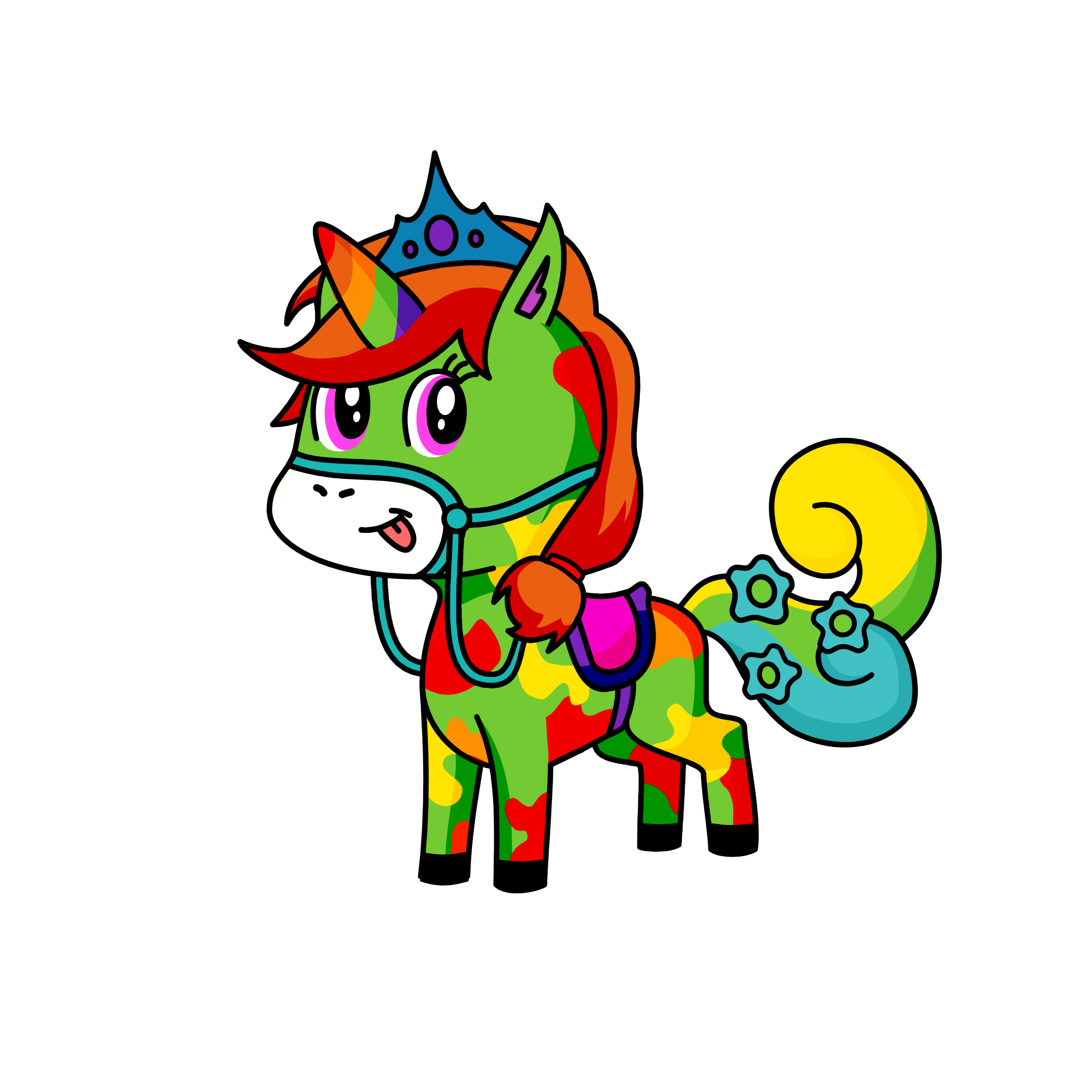 rainbow, the unicorn