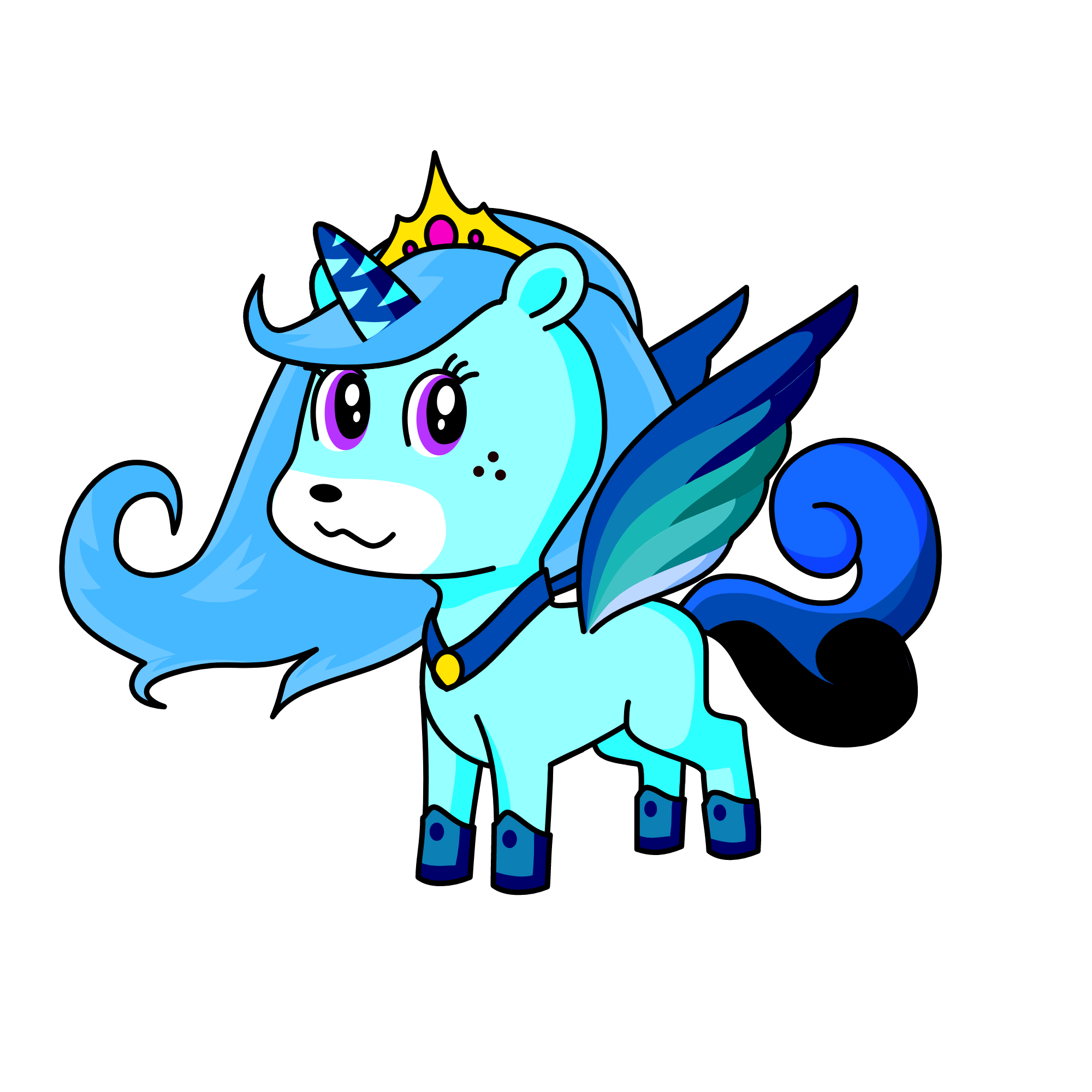 Brighty, the unicorn