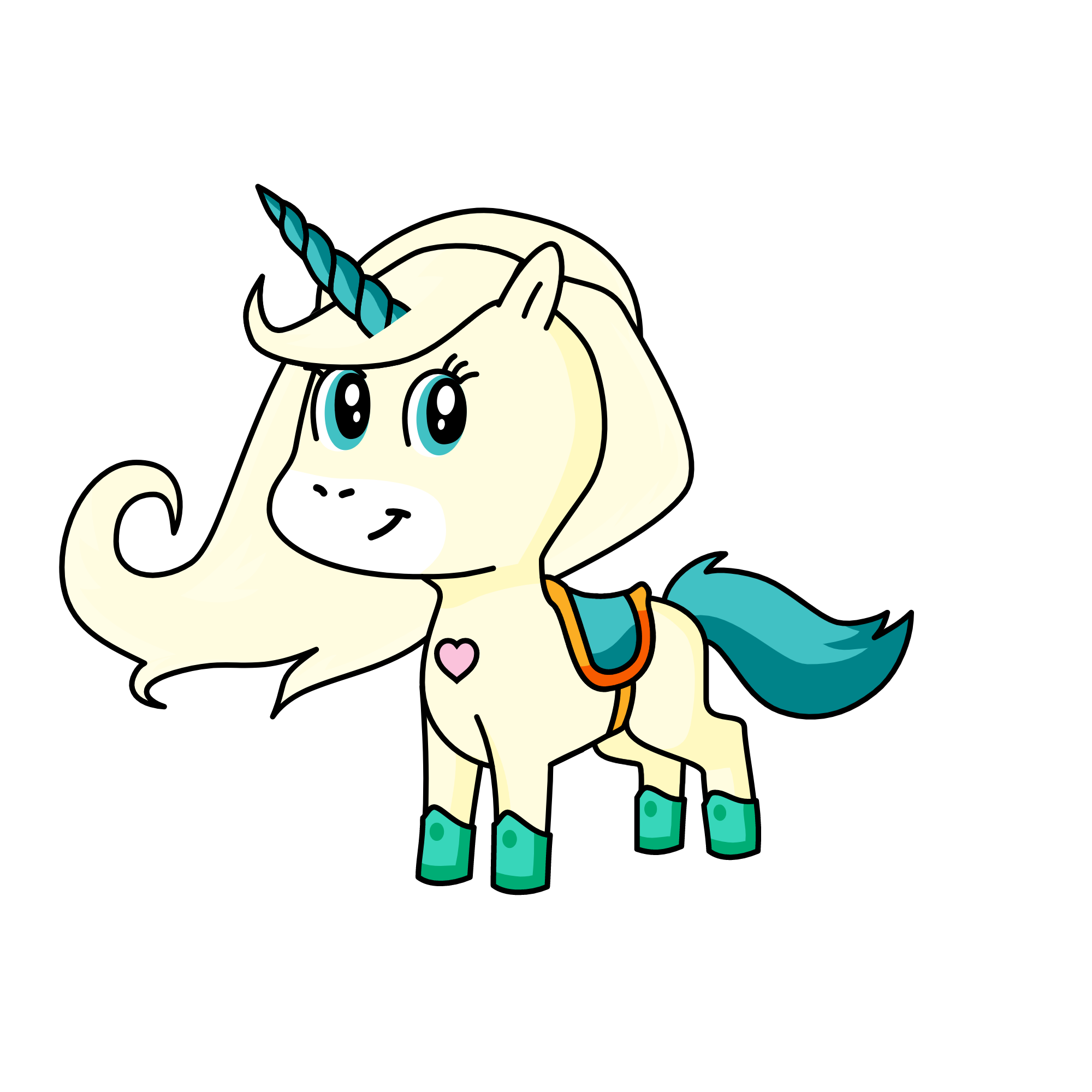 snow white, the unicorn
