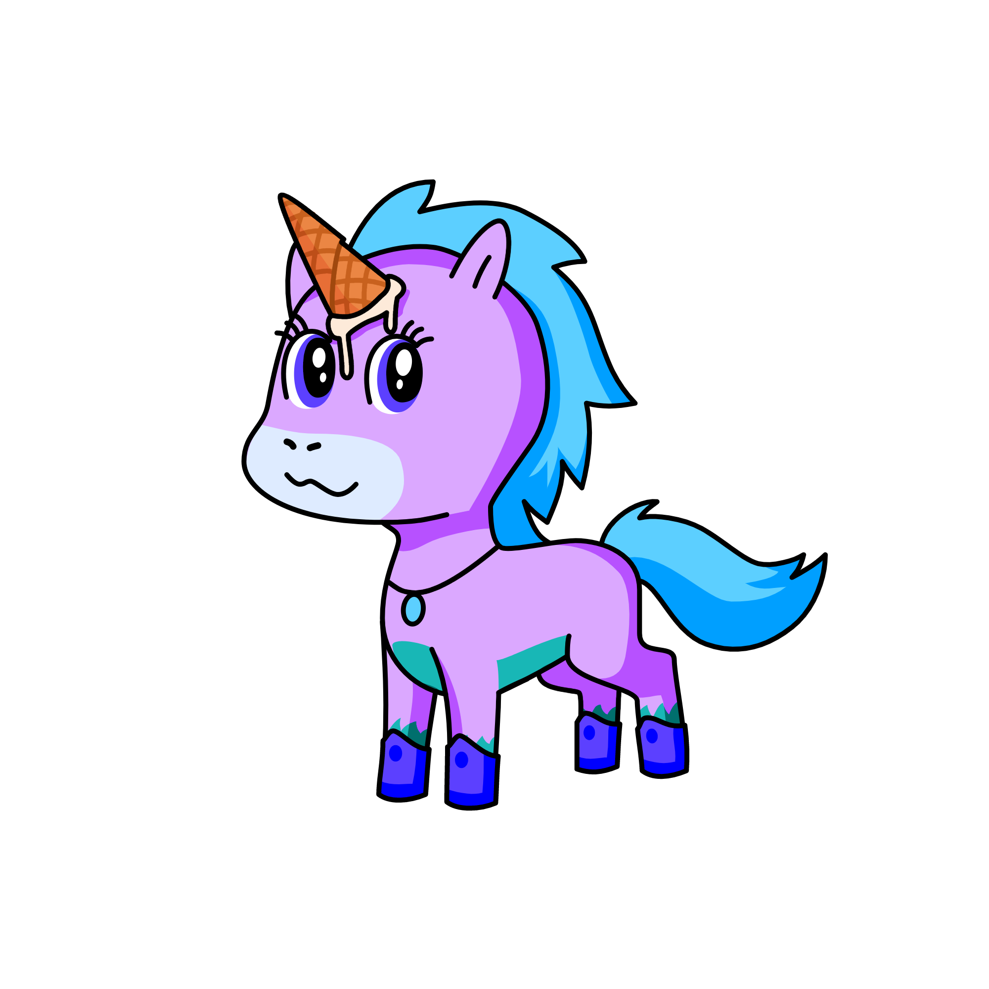 Snowcone, the unicorn