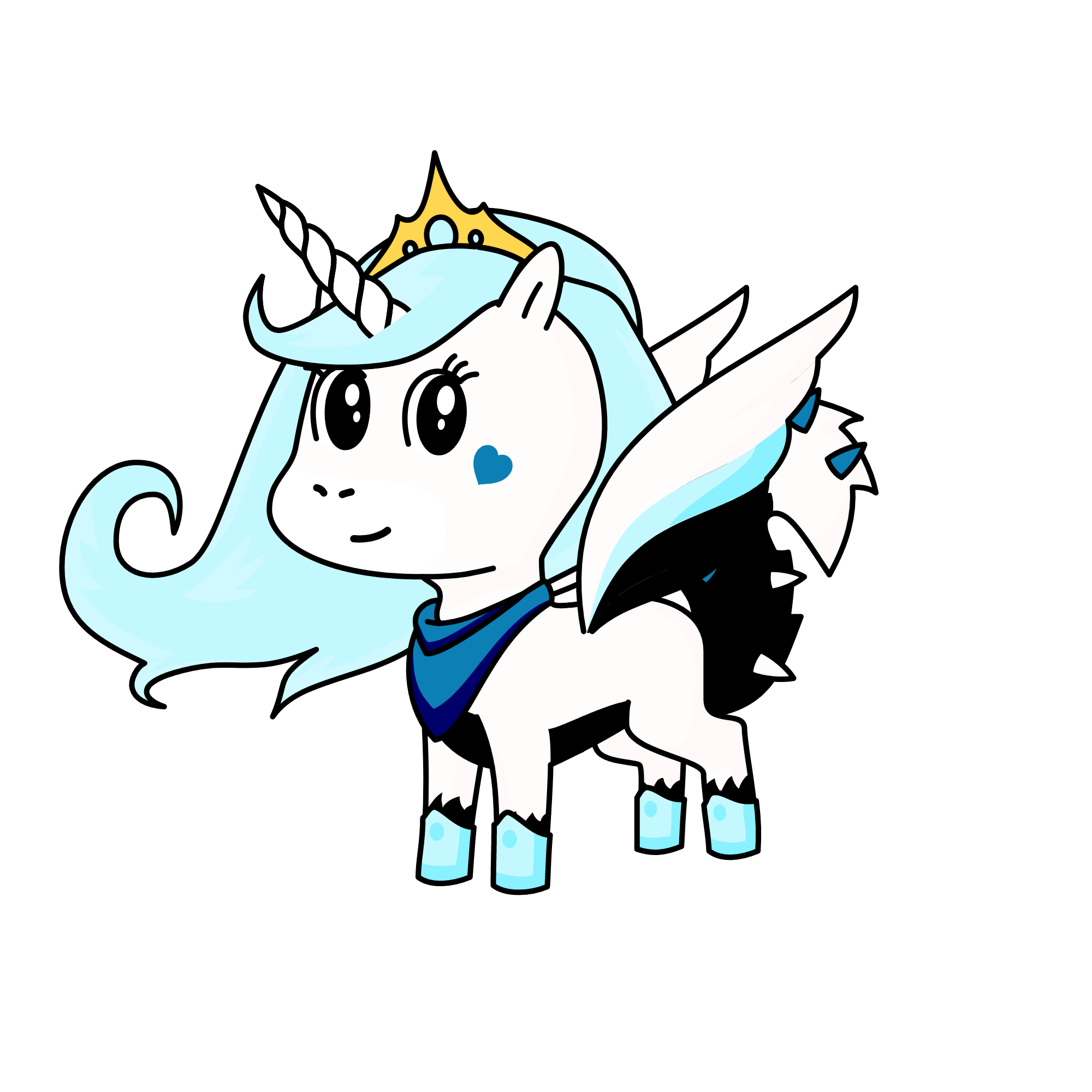 Queen CloudStar ( Queen Of SkyIsles, Mother of SunnySky), the unicorn