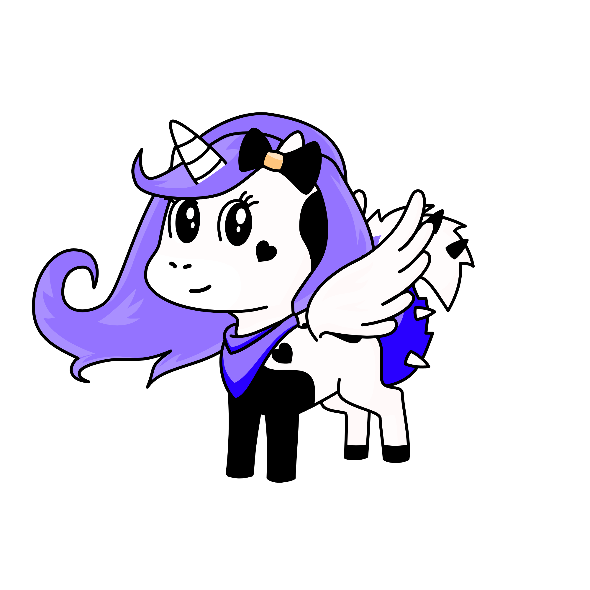 Star ( Kid, Twin Sister of Luna, Daughter of Midnight), the unicorn