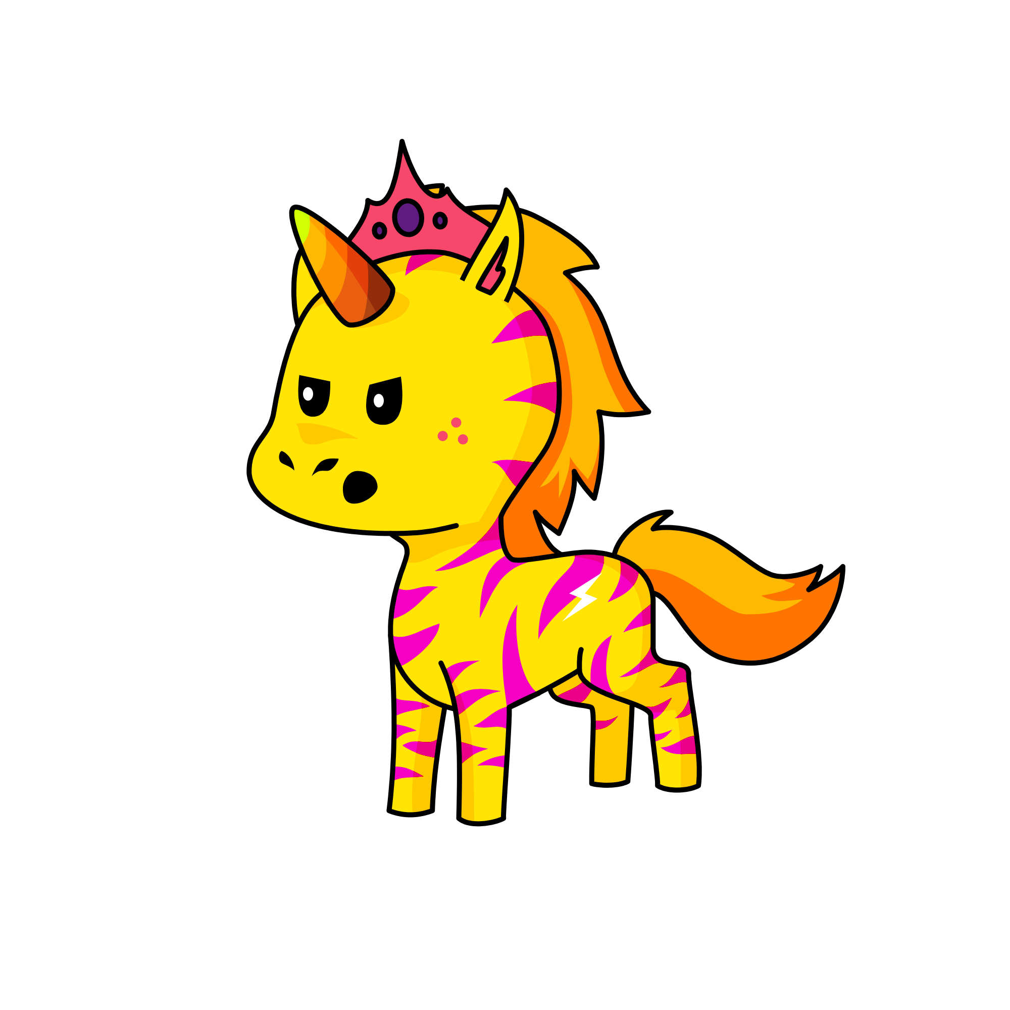 Lightning strike🌩 , the unicorn