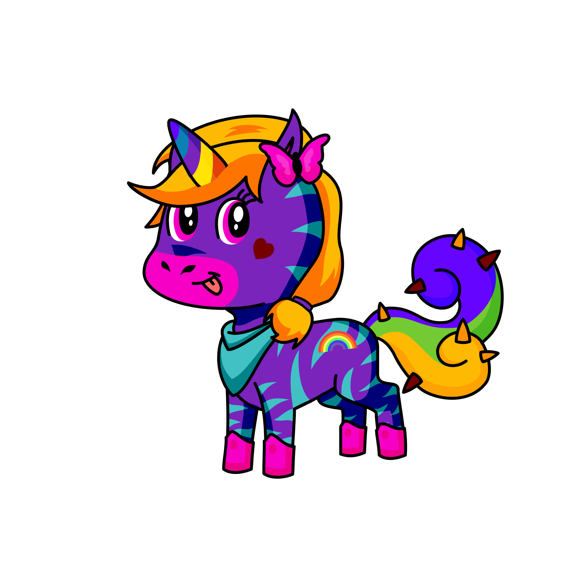 Turtle hop 🐢 , the unicorn
