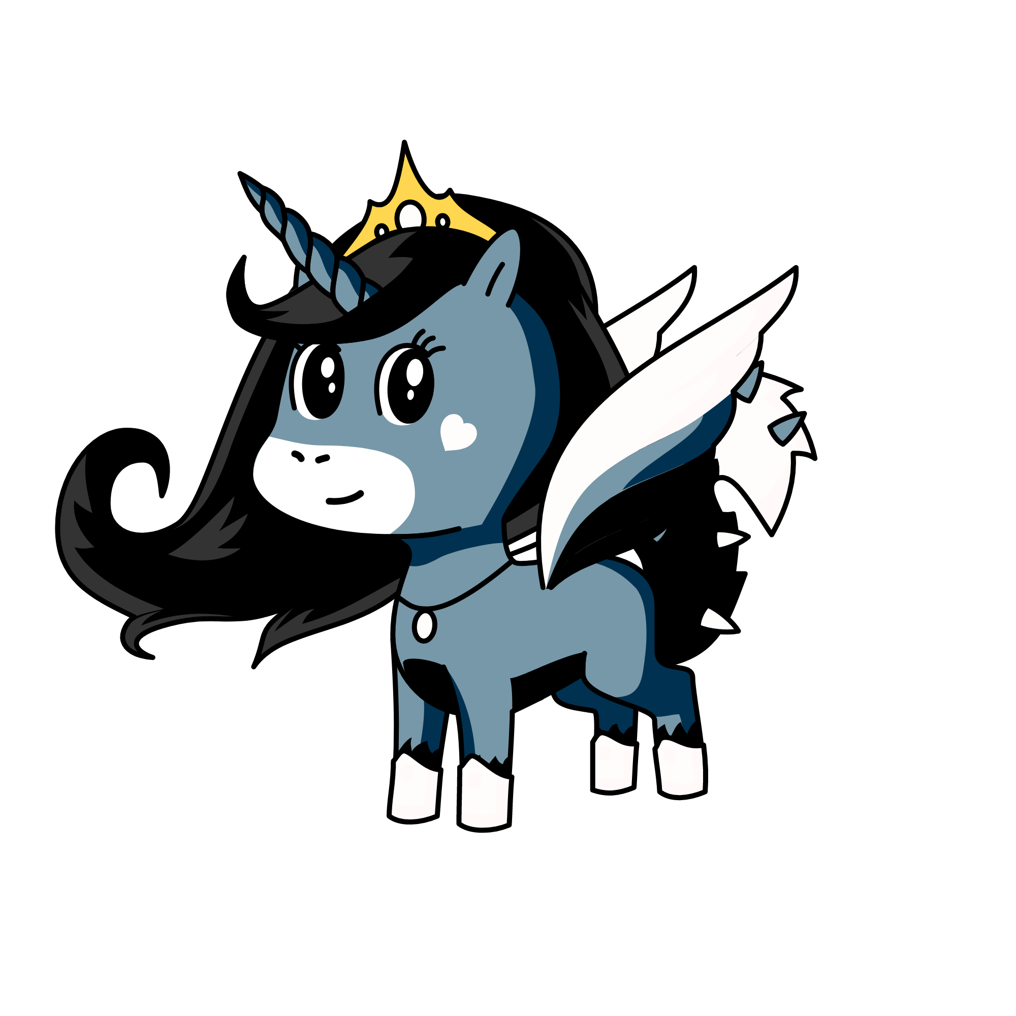 Queen Nightmare, the unicorn