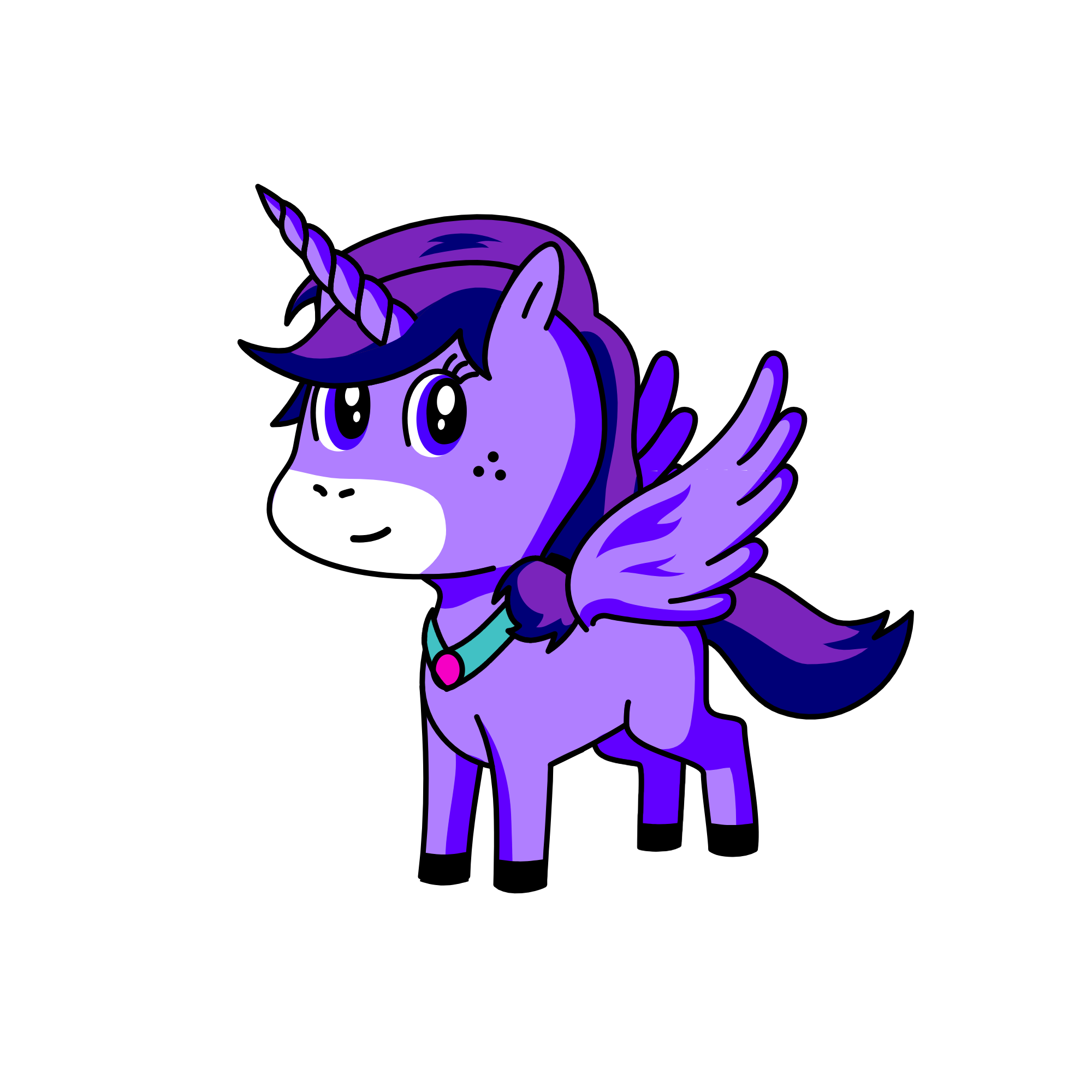 Raven, the unicorn