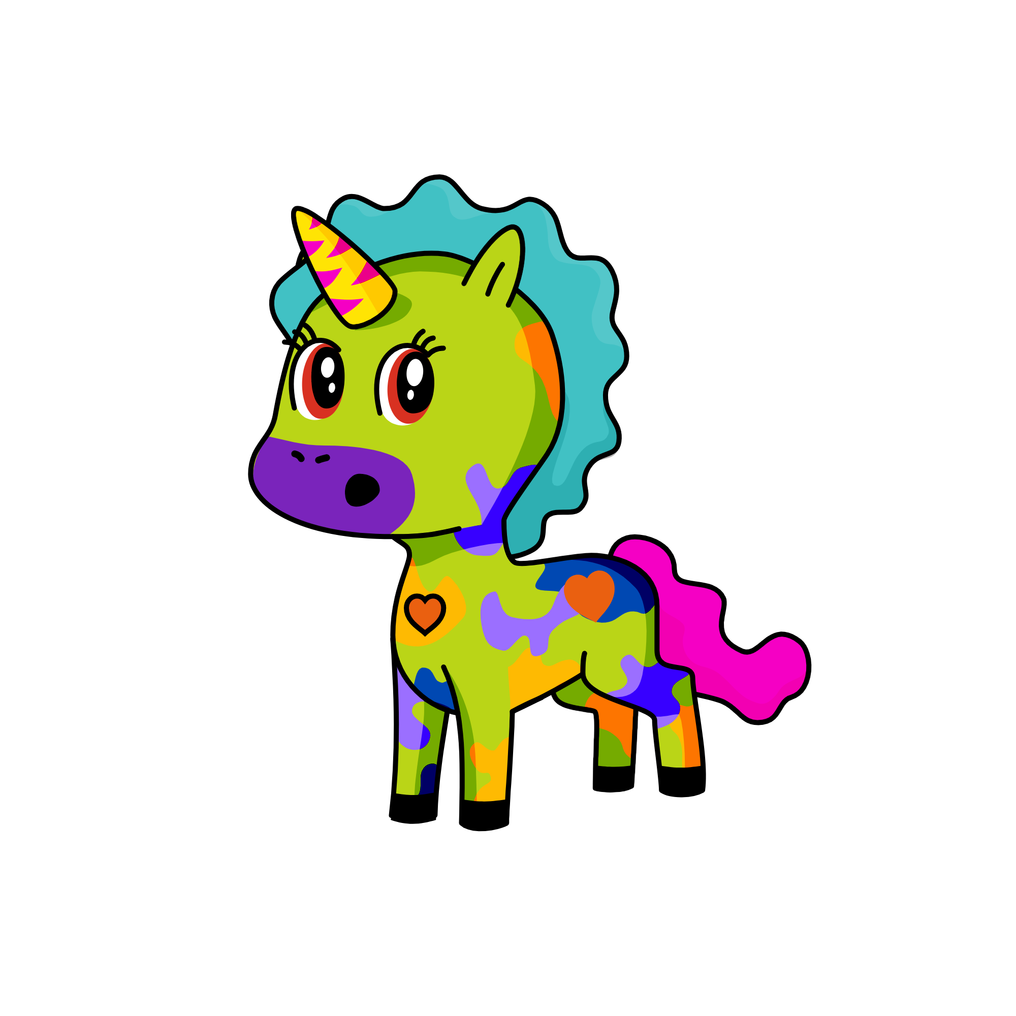 baby , the unicorn