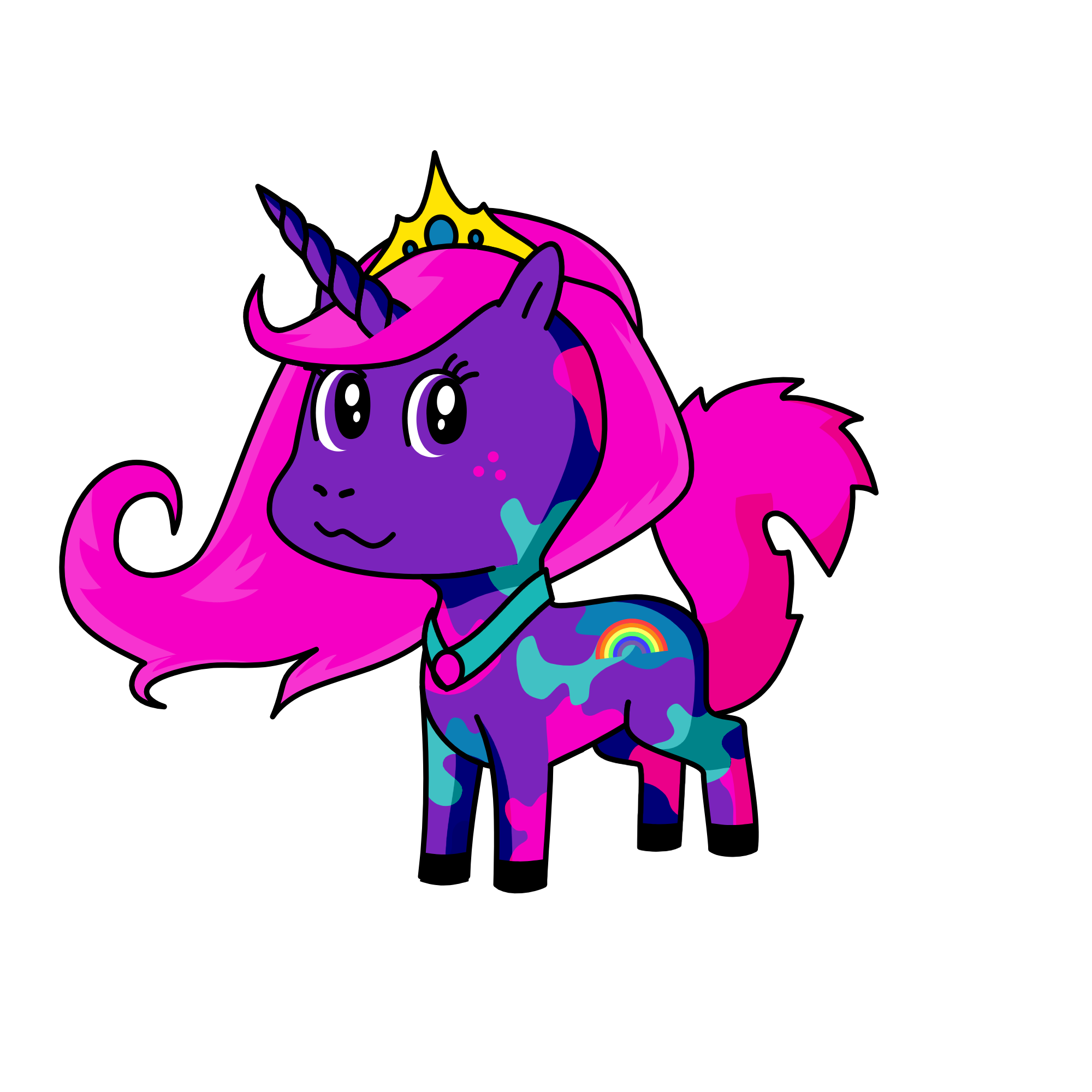 TyeDye, the unicorn