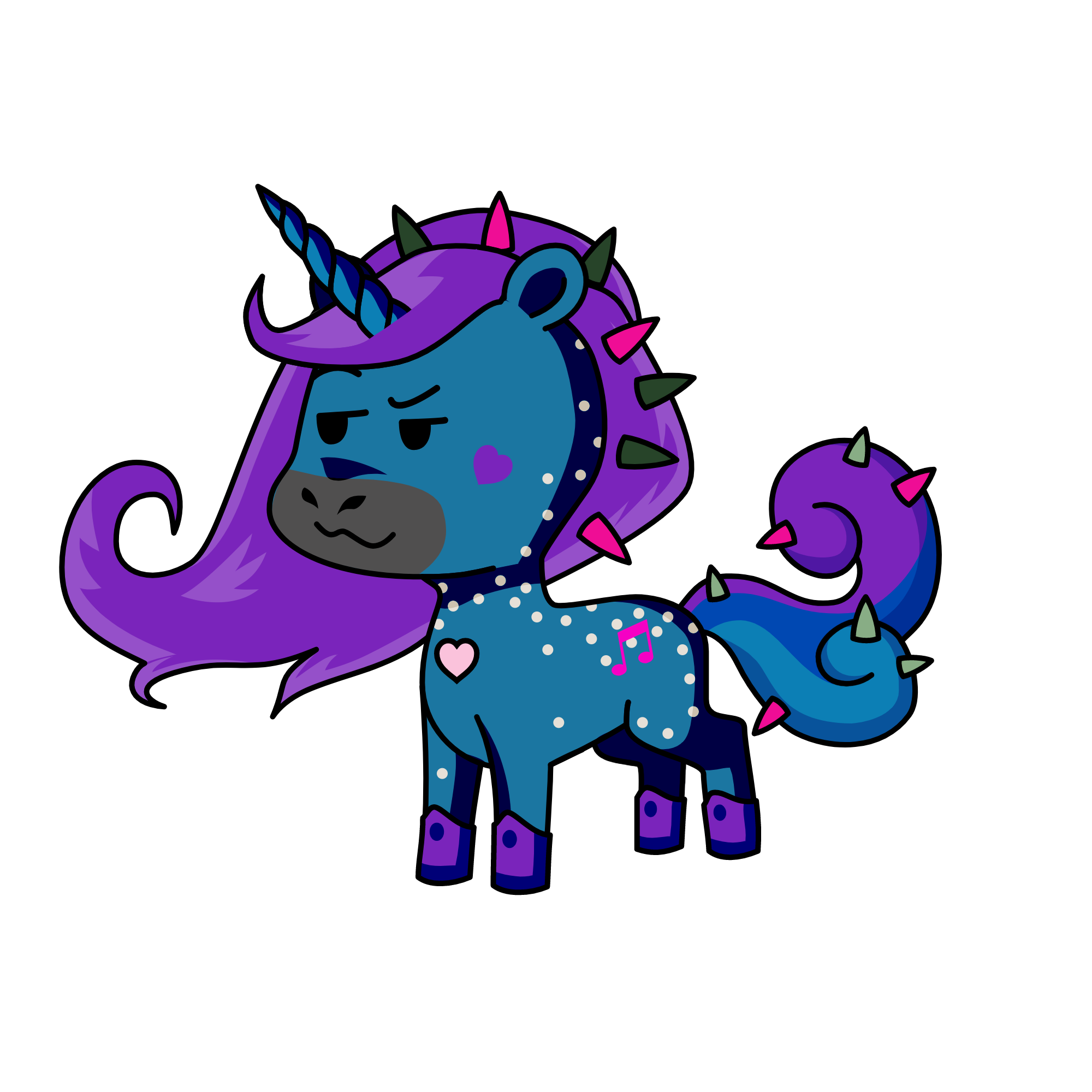 Spunkacorn, the unicorn