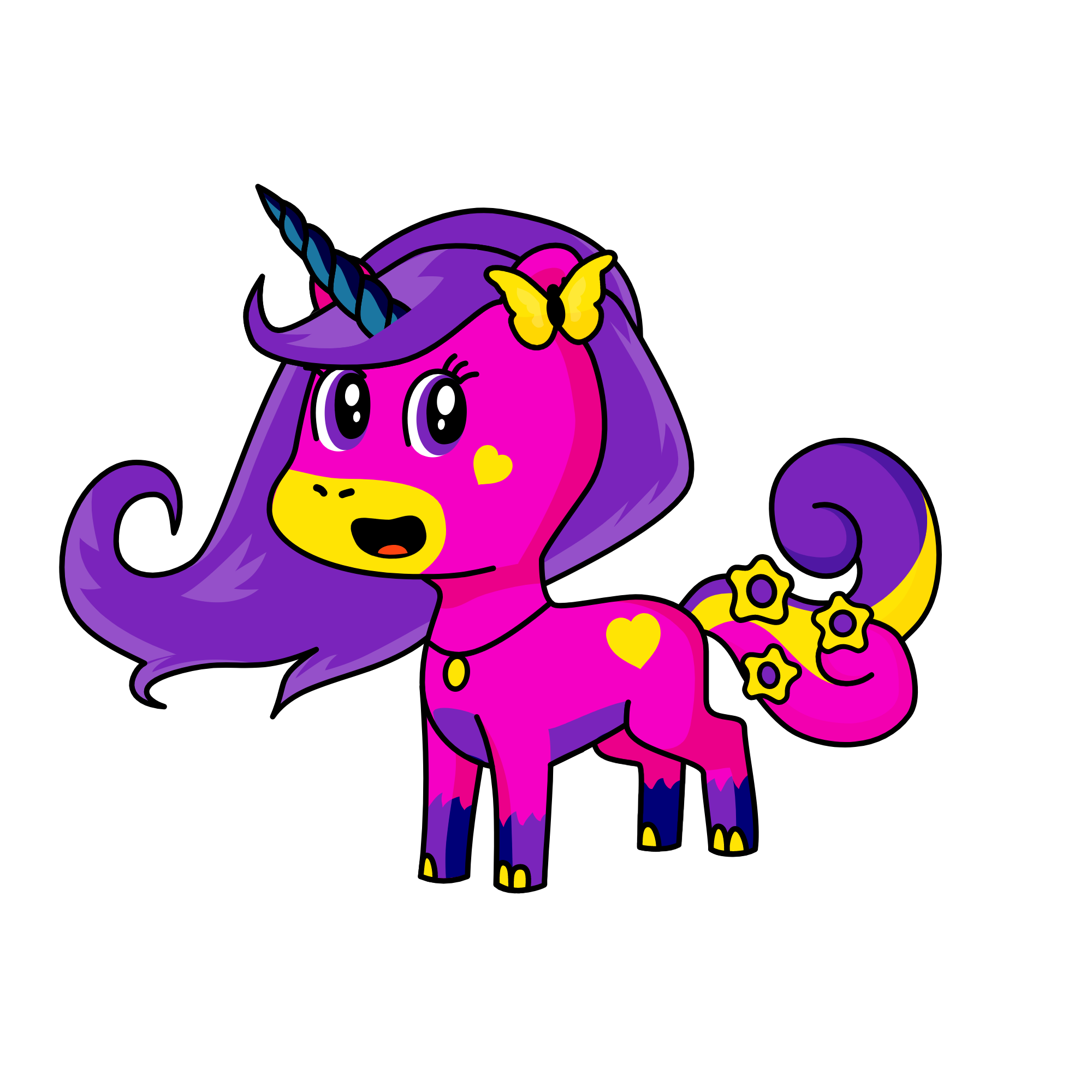 Sparklicorn, the unicorn