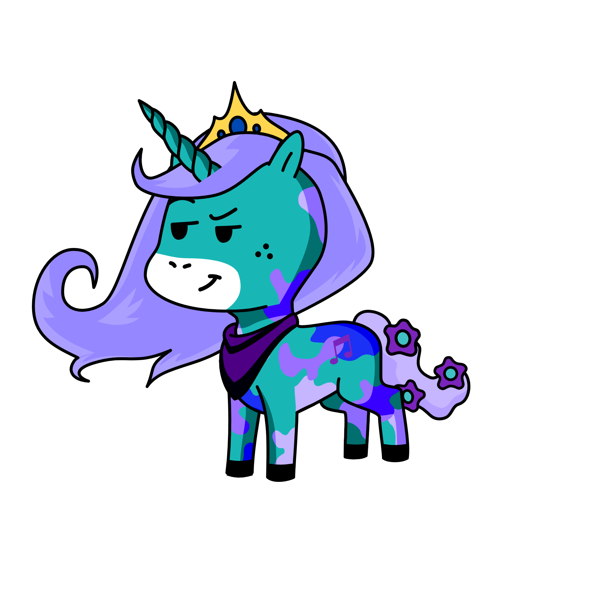 Twinkle Sprinkle (your welcome round trip), the unicorn