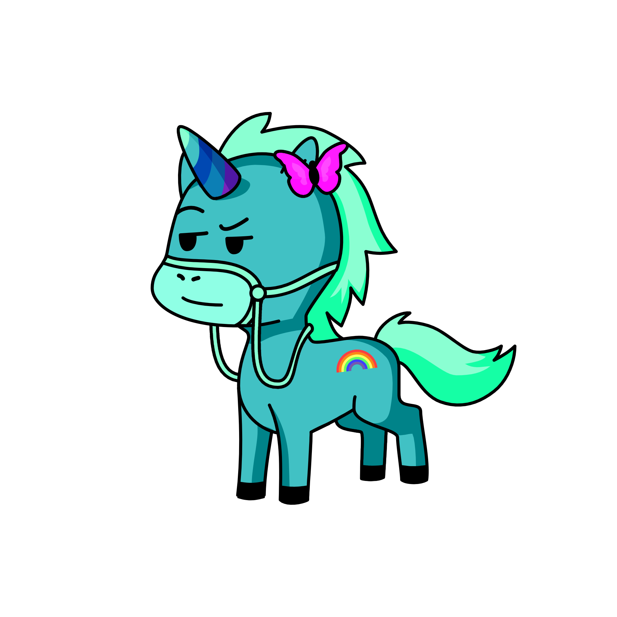 LILYY THE VERY SARCASTIC UNICORN she will always say "sarcastic,ME", the unicorn