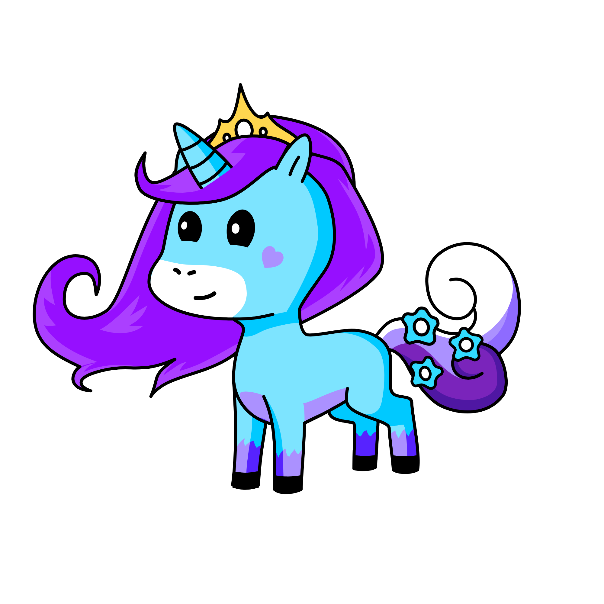 queen frostine, the unicorn