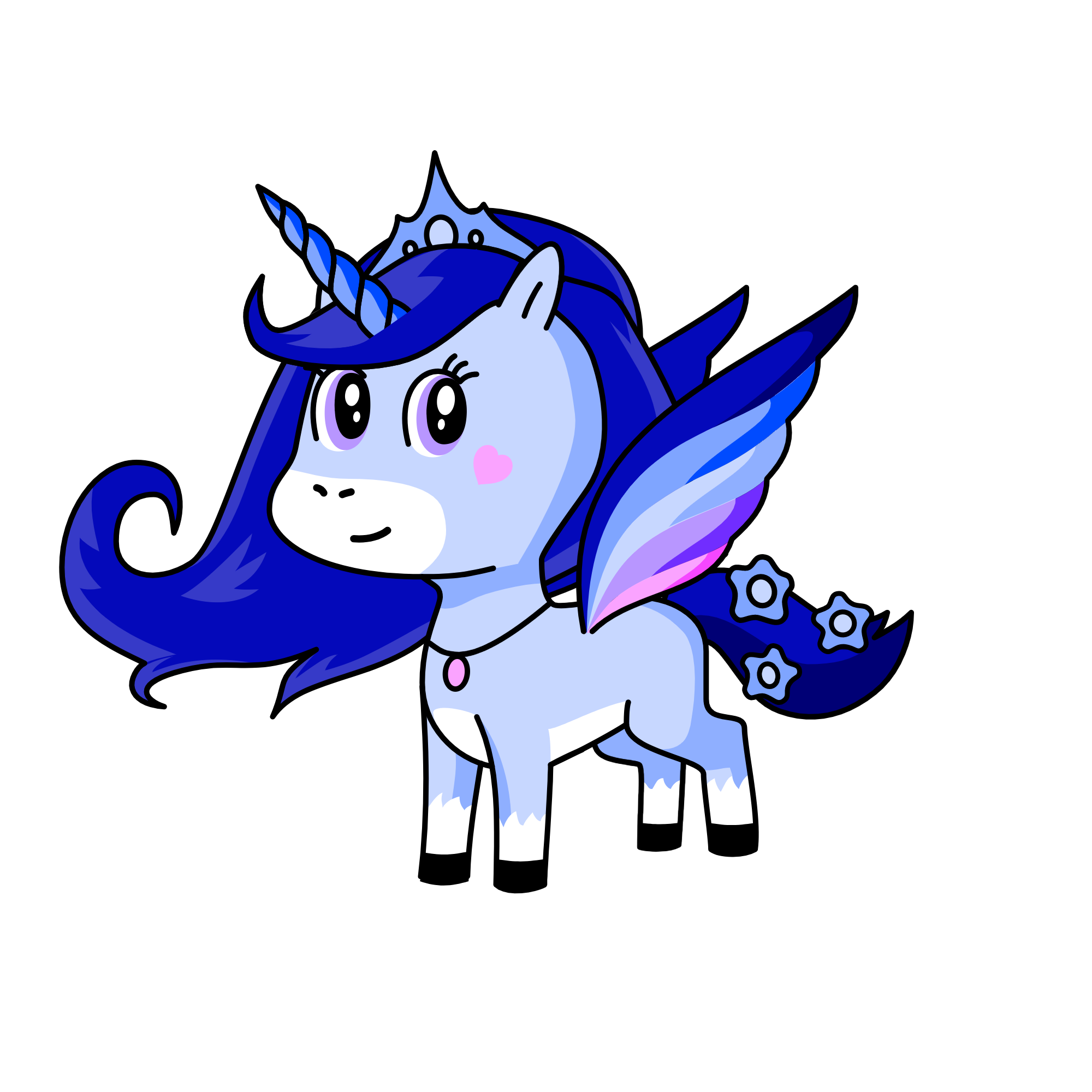 Snowy-Naturity, the unicorn