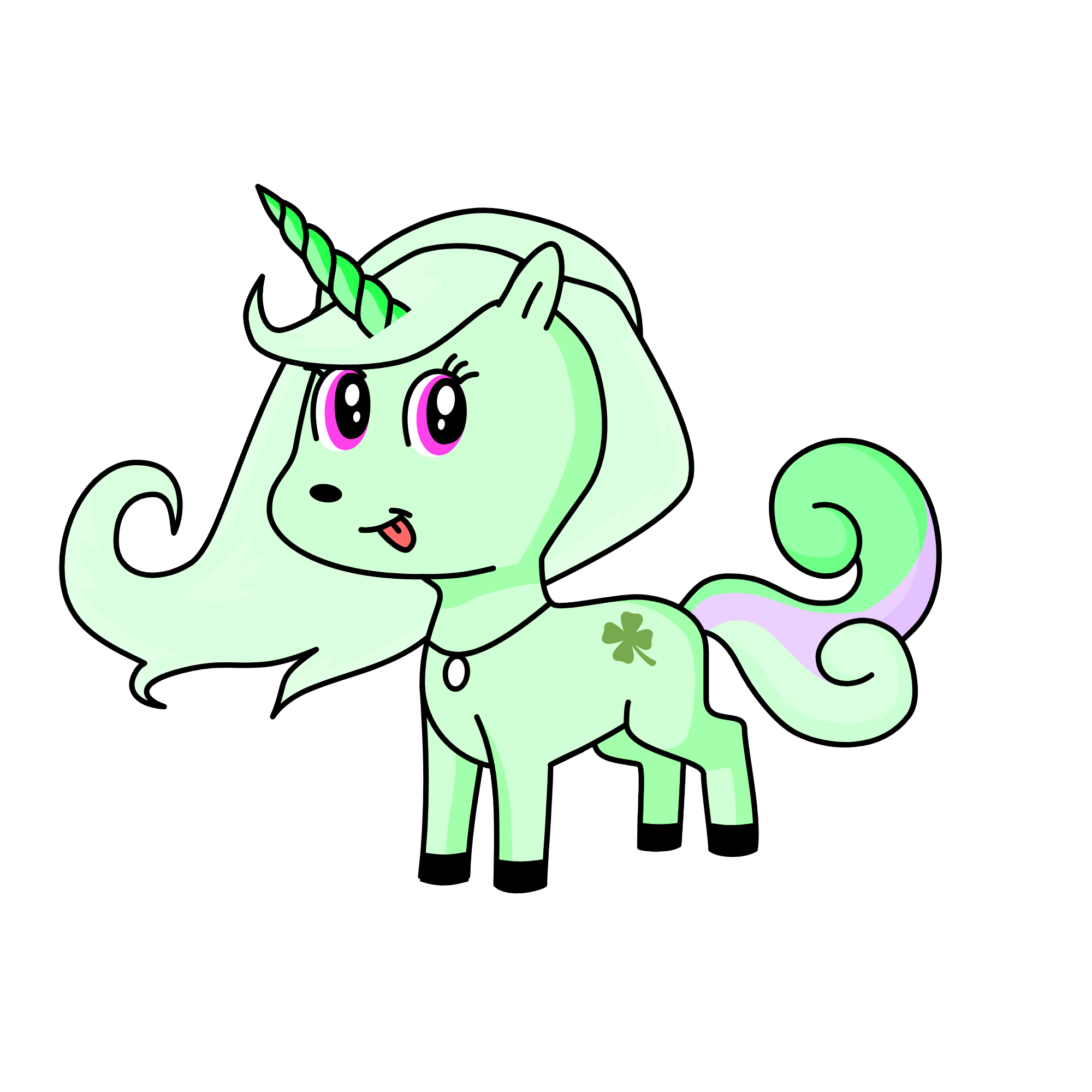 the royal lime unicorn of them all, the unicorn