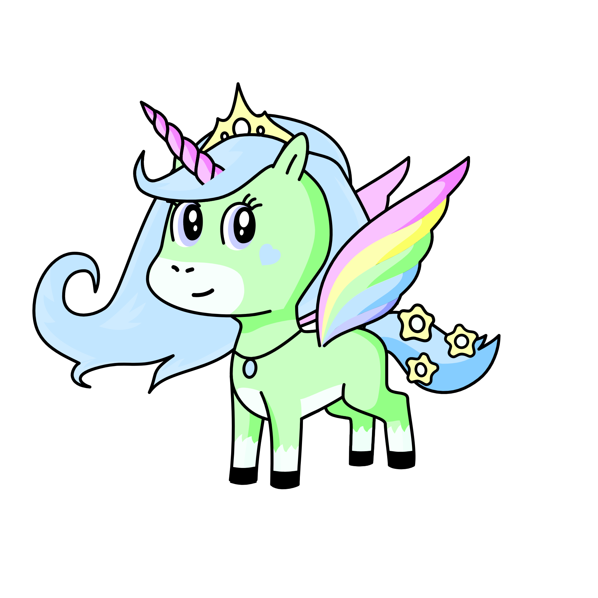 Cutey-Naturity, the unicorn