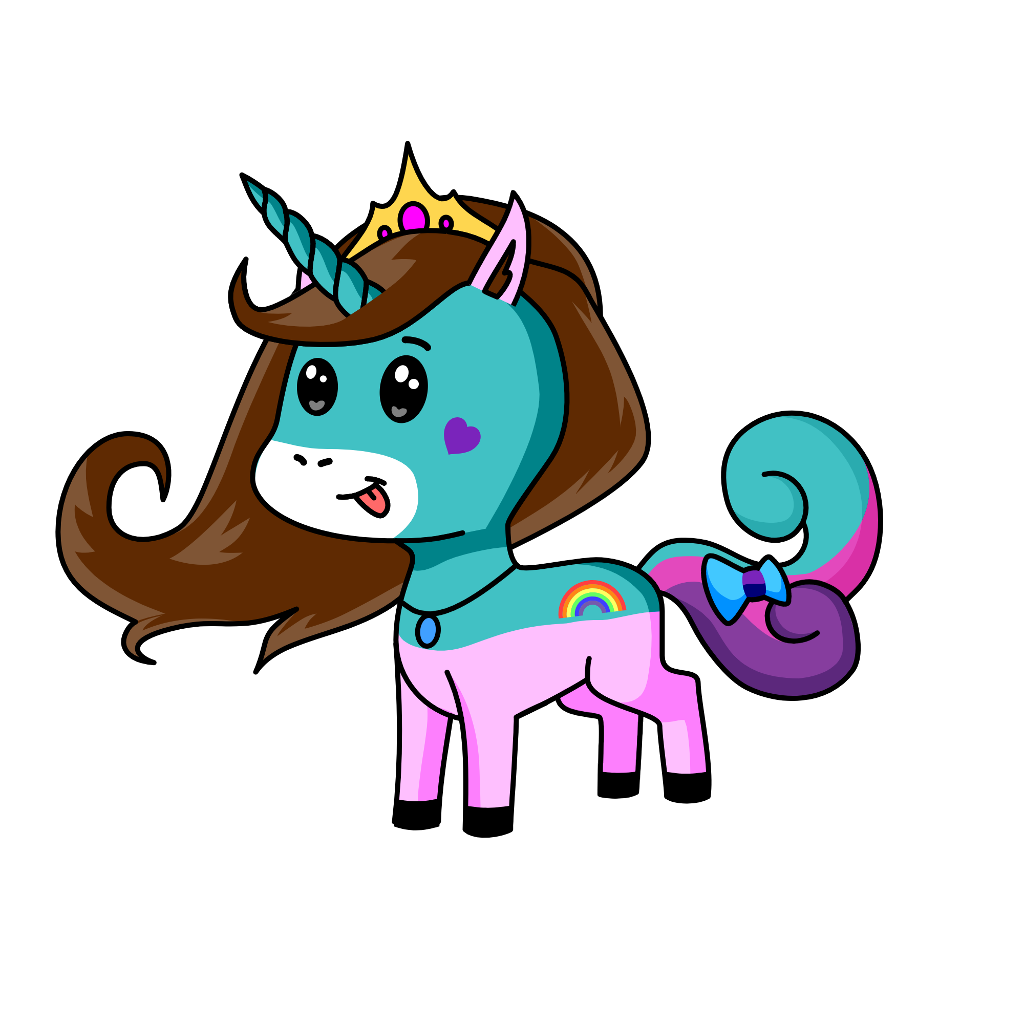 Queen Cloudy, the unicorn