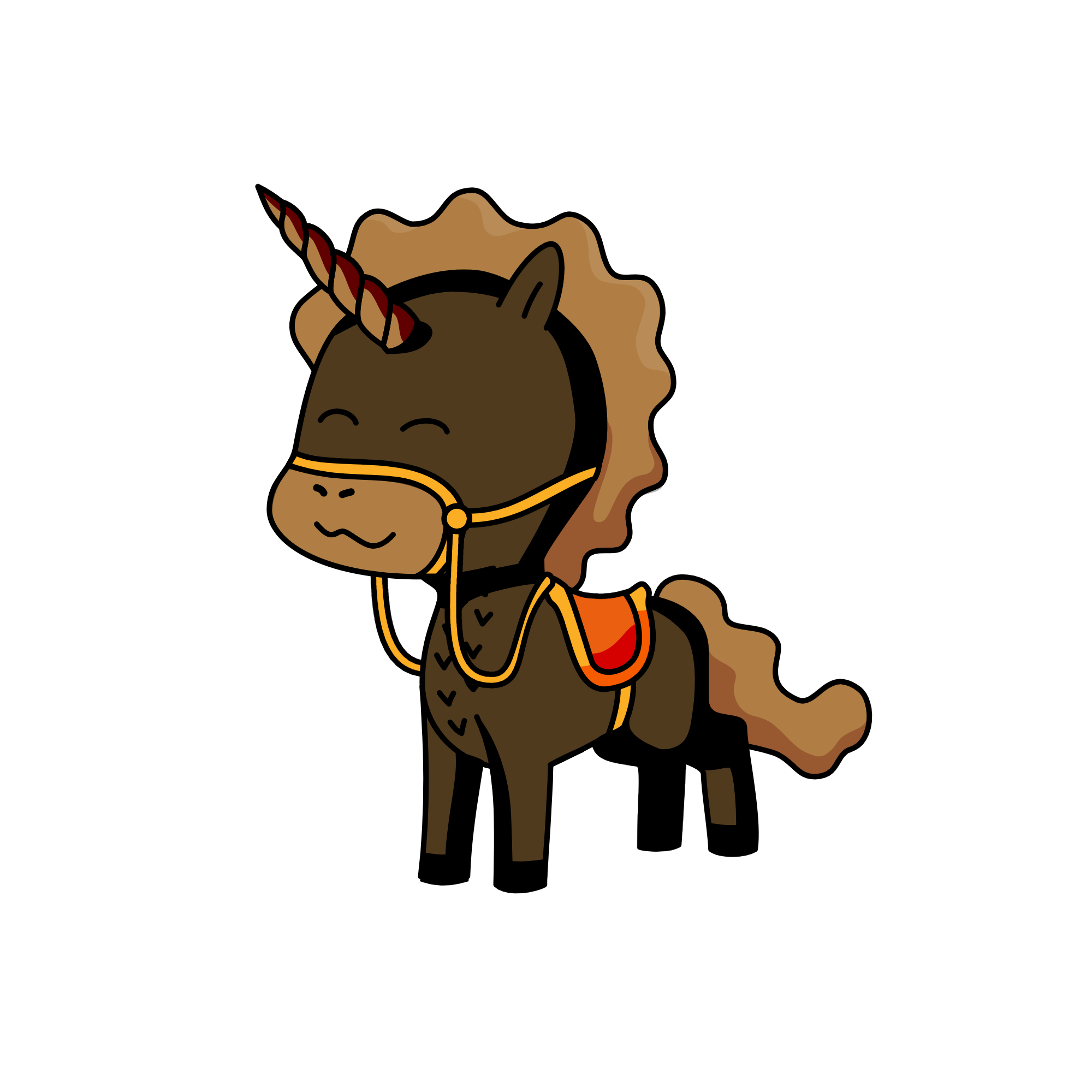 Choc, the unicorn