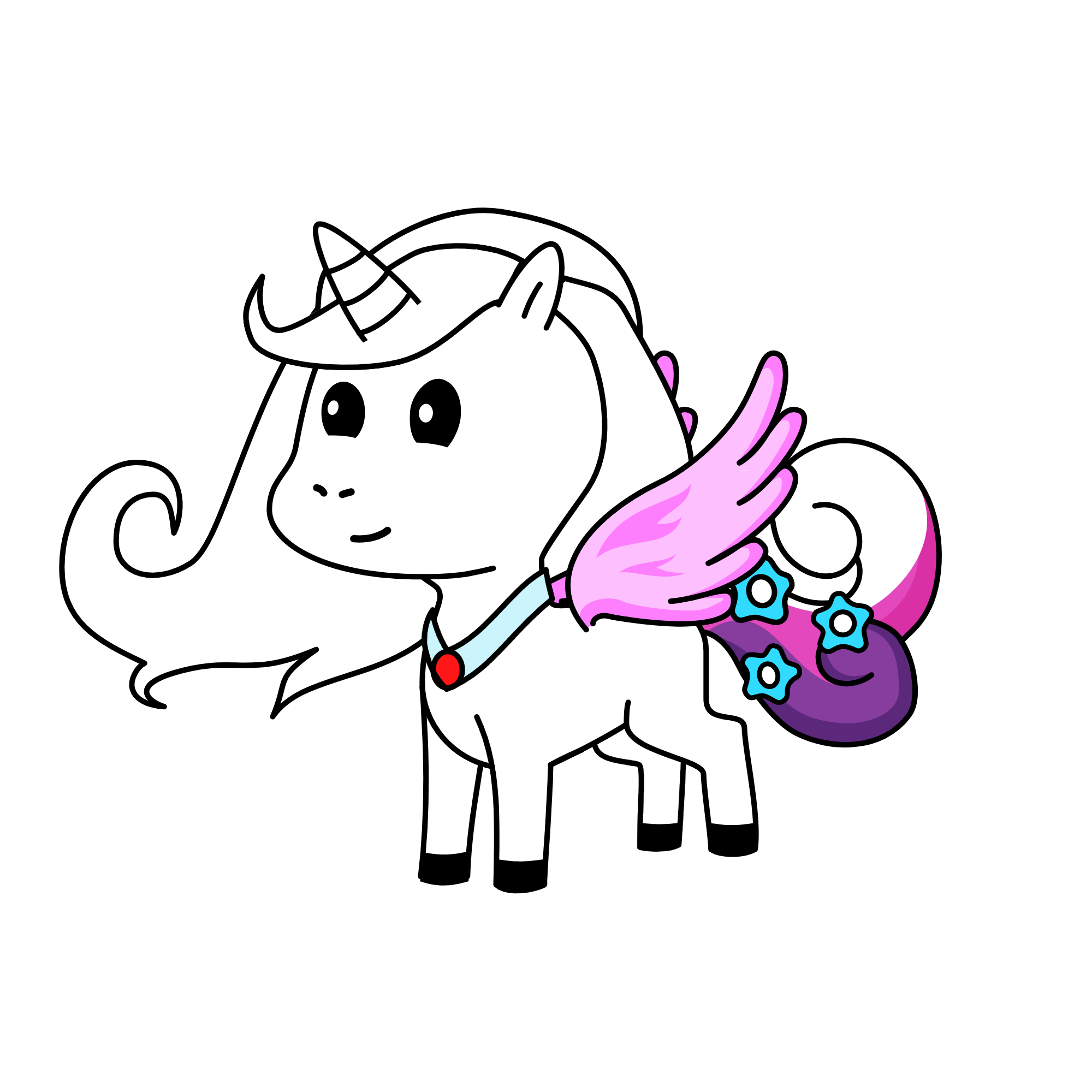 Dancer, the unicorn