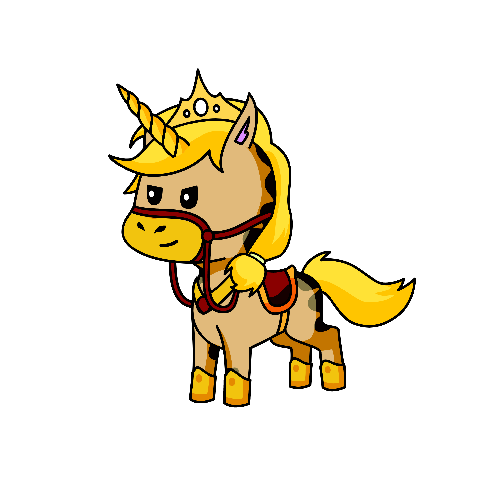 princess of this land, the unicorn
