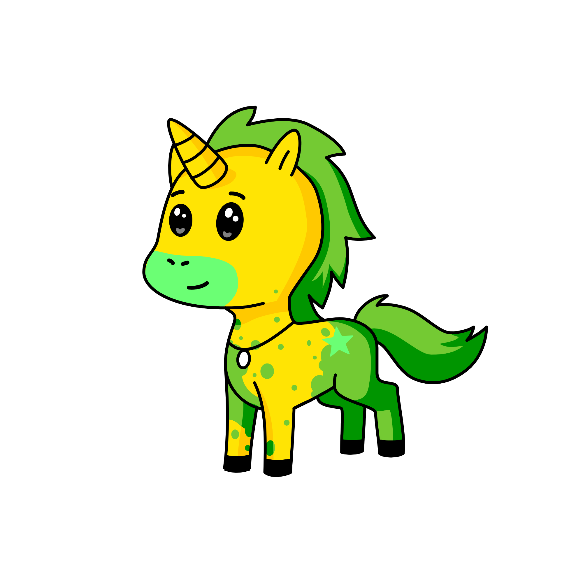Crystal, the unicorn