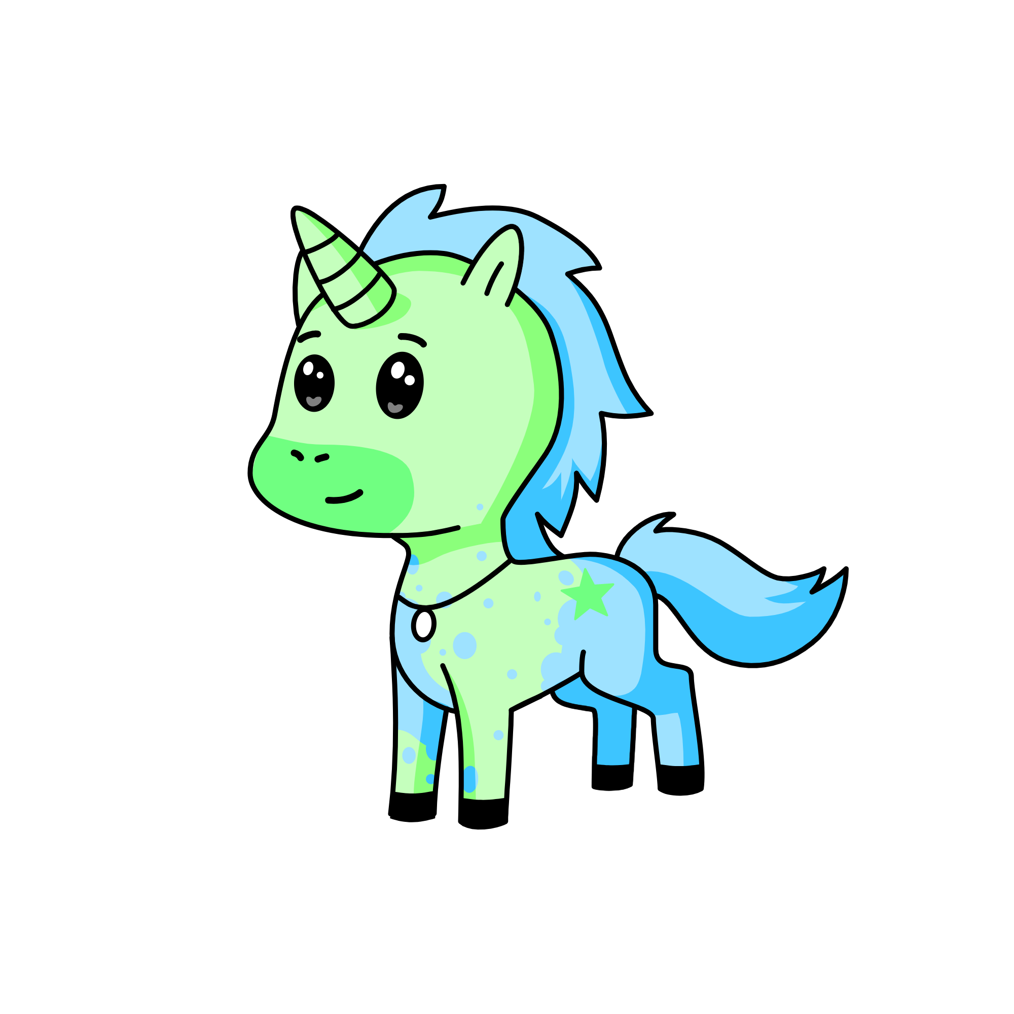 Crystal, the unicorn