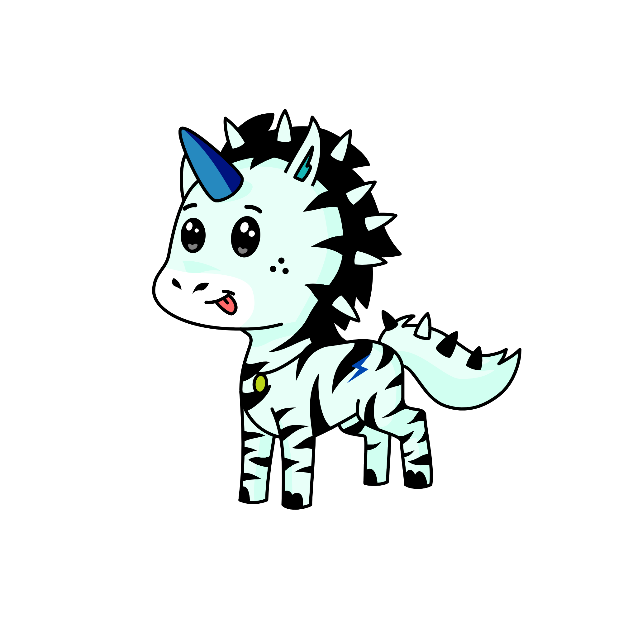 Stripey, the unicorn