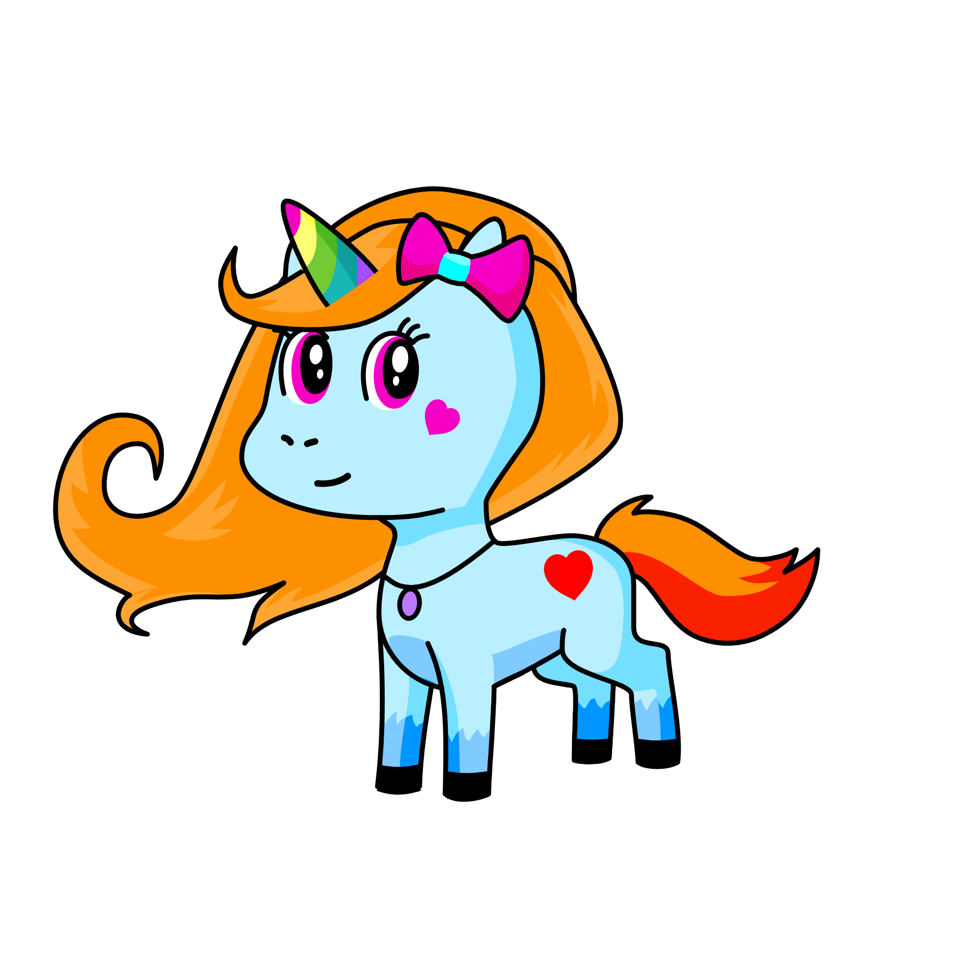 하나, the unicorn