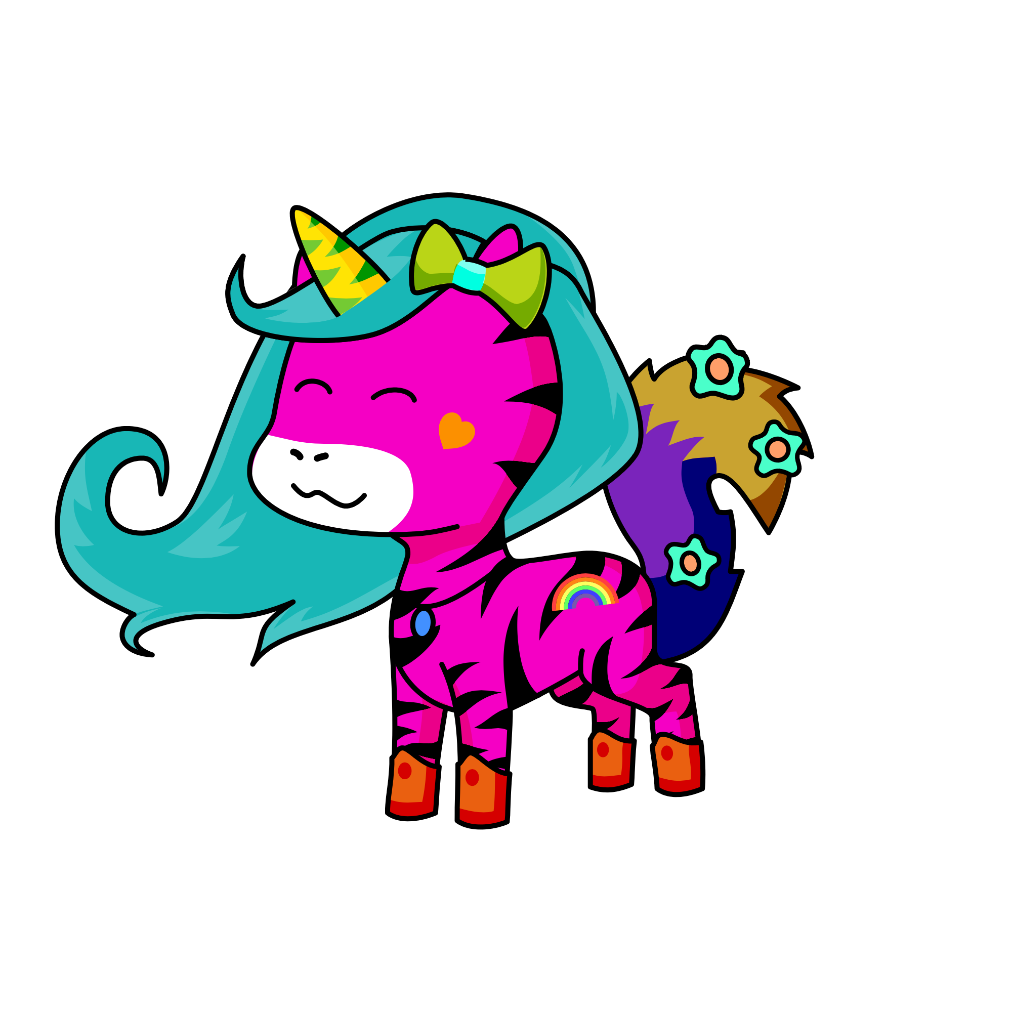 Tigercorn, the unicorn