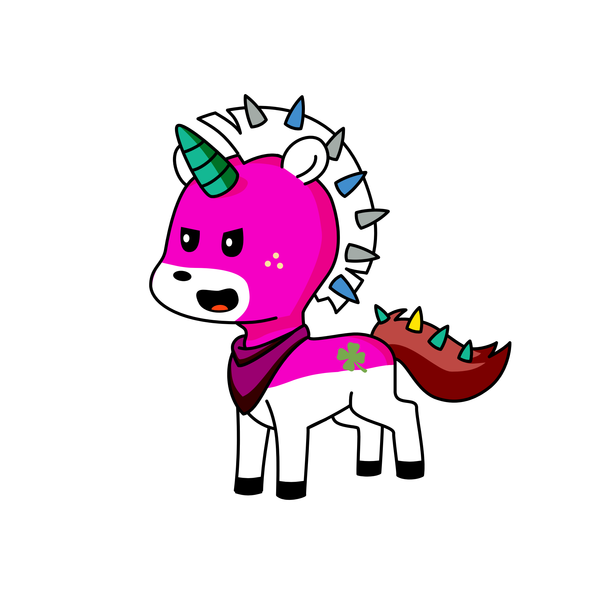 da weird corn, the unicorn