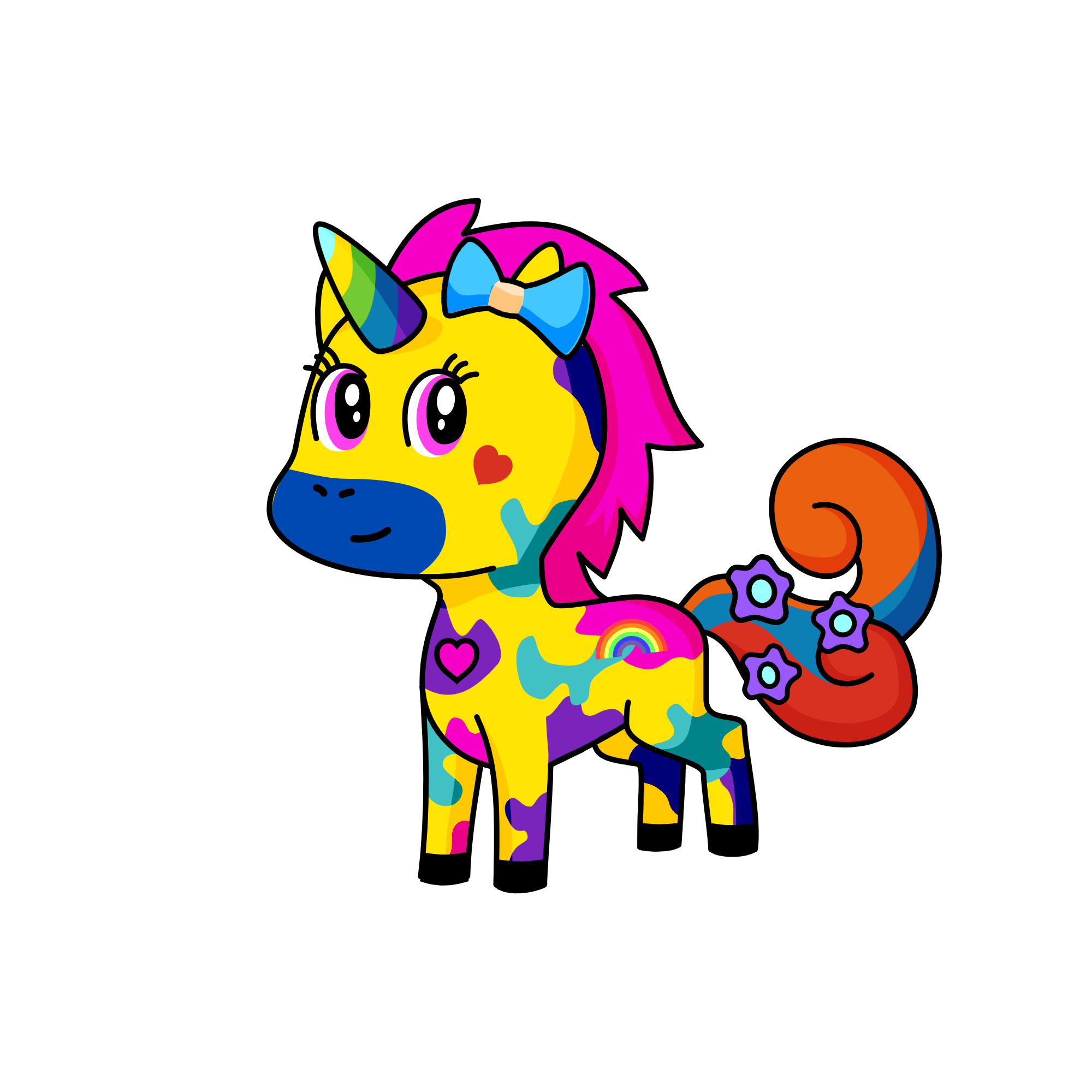 rainbow, the unicorn