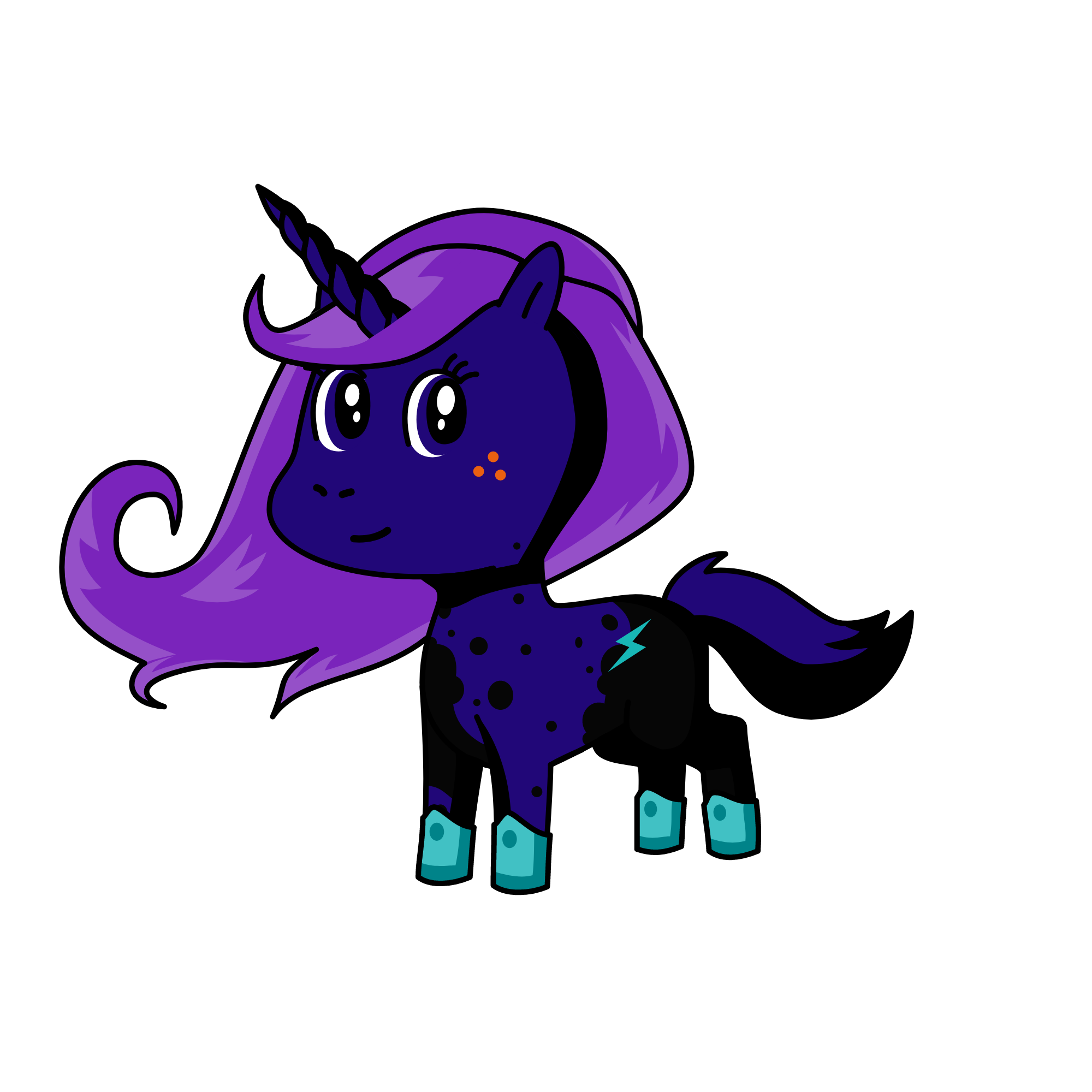 Moon, the unicorn
