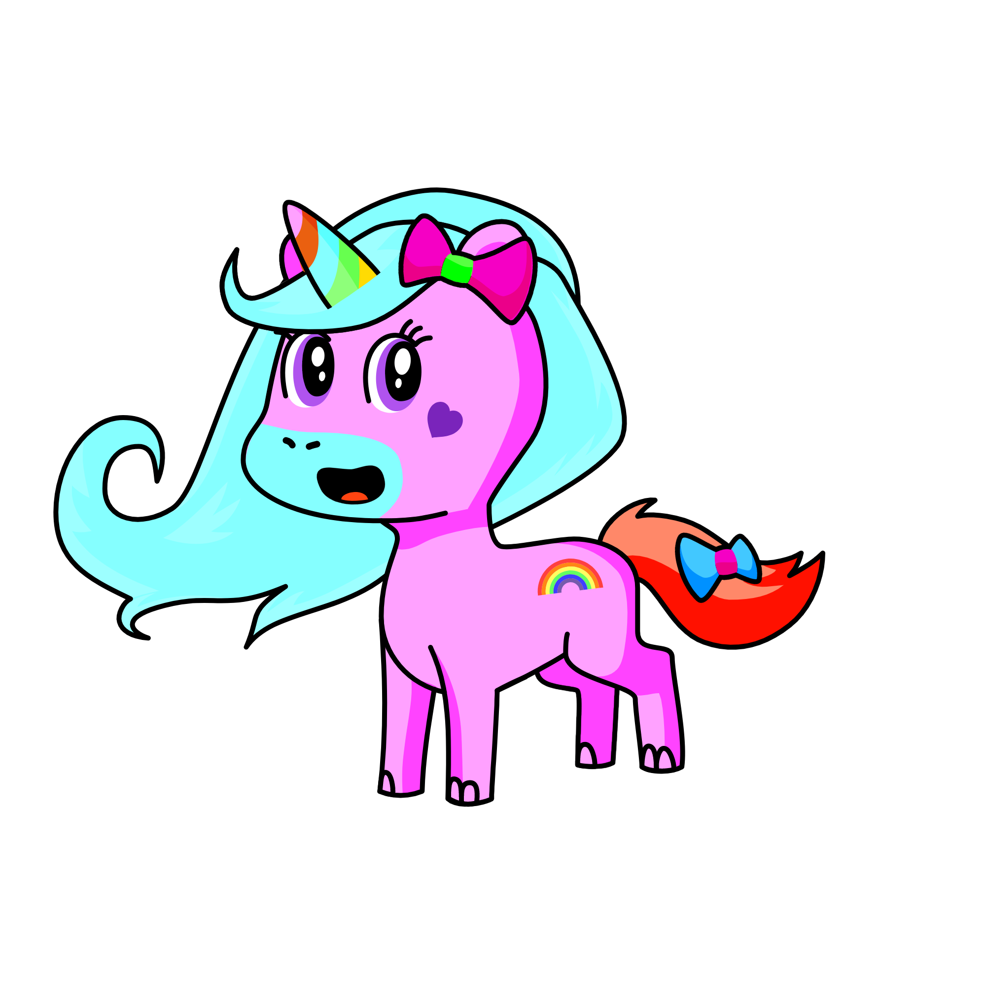queen kassie, the unicorn