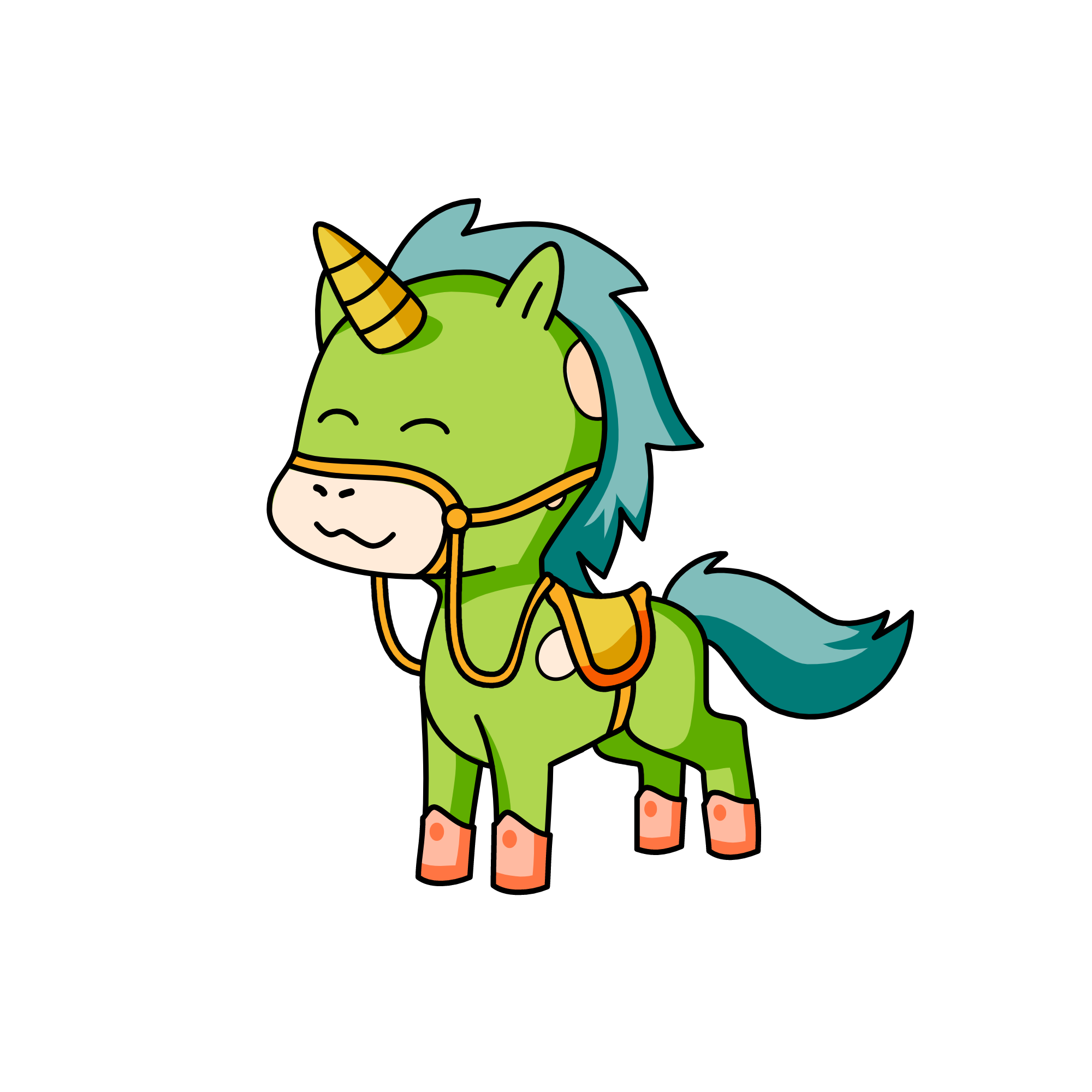 Gluck, the unicorn