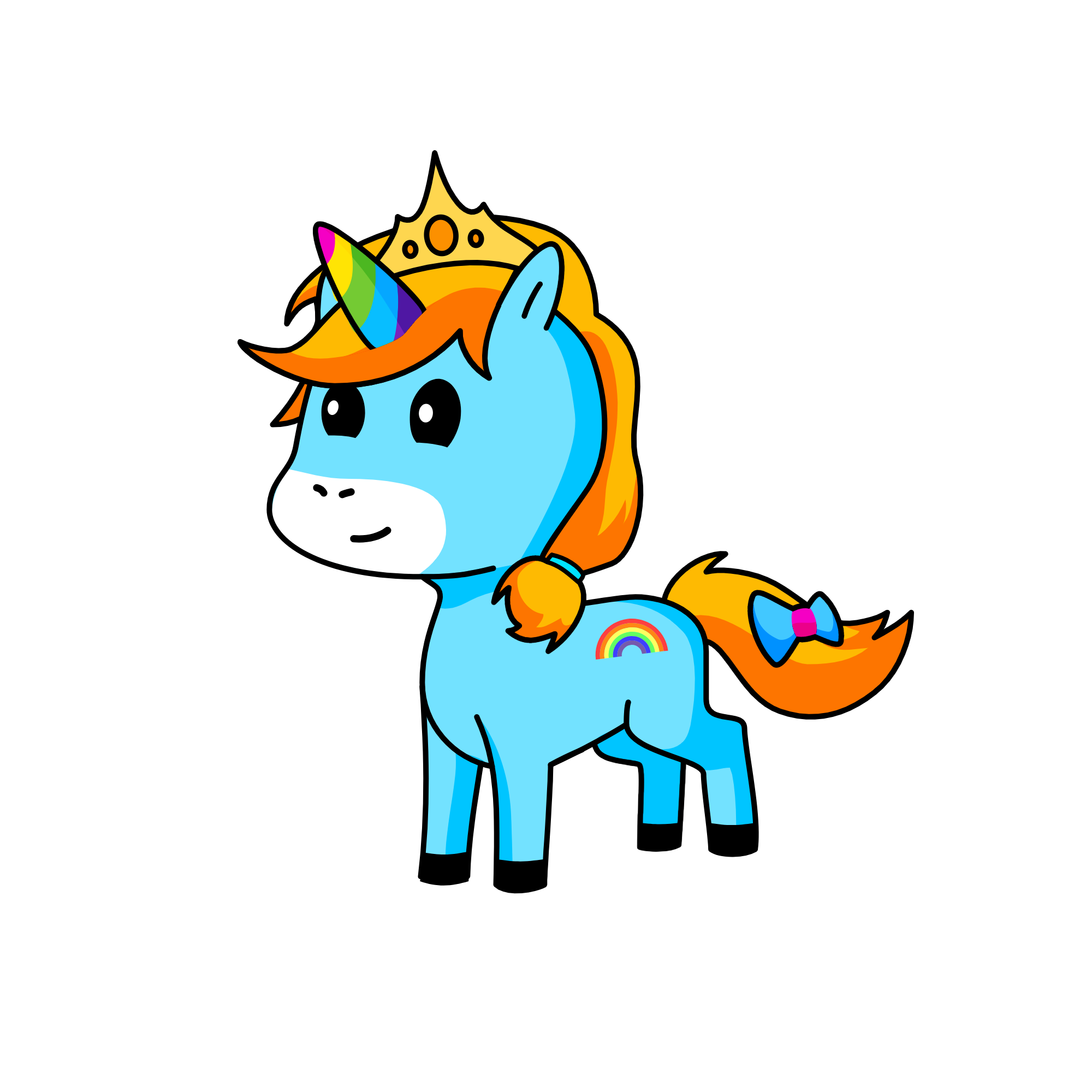 Skyte Thunderwalker Bright, the unicorn
