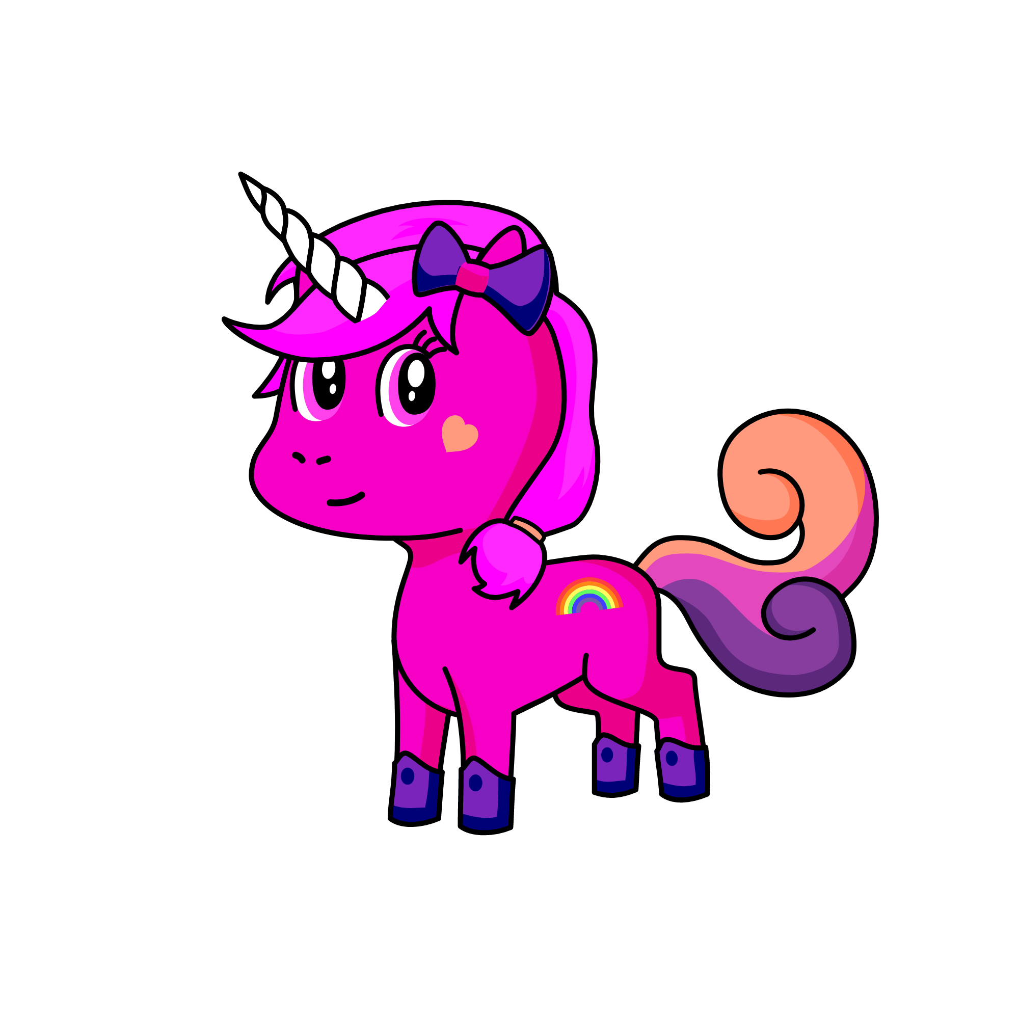 Rosy, the unicorn