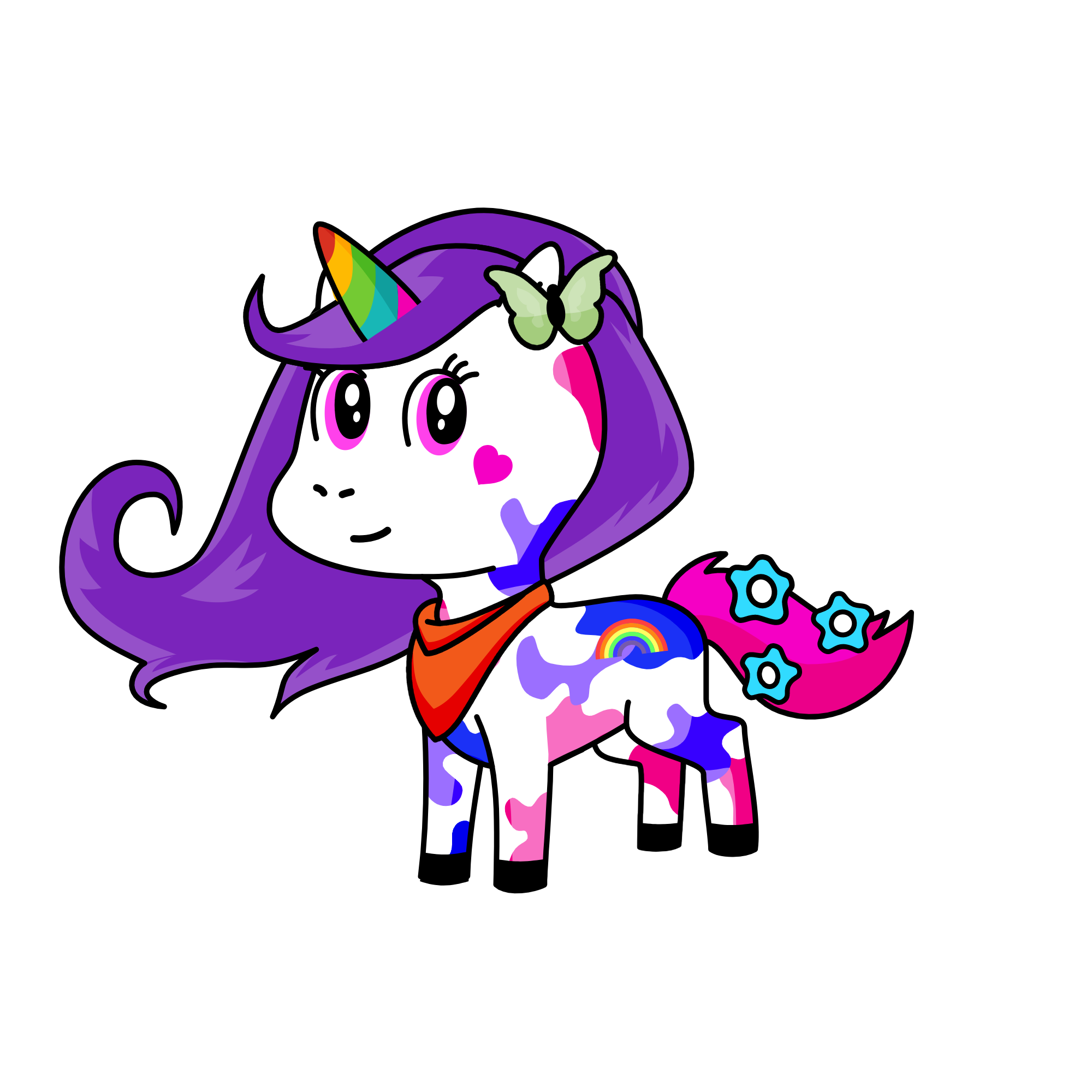 Cutie pie, the unicorn