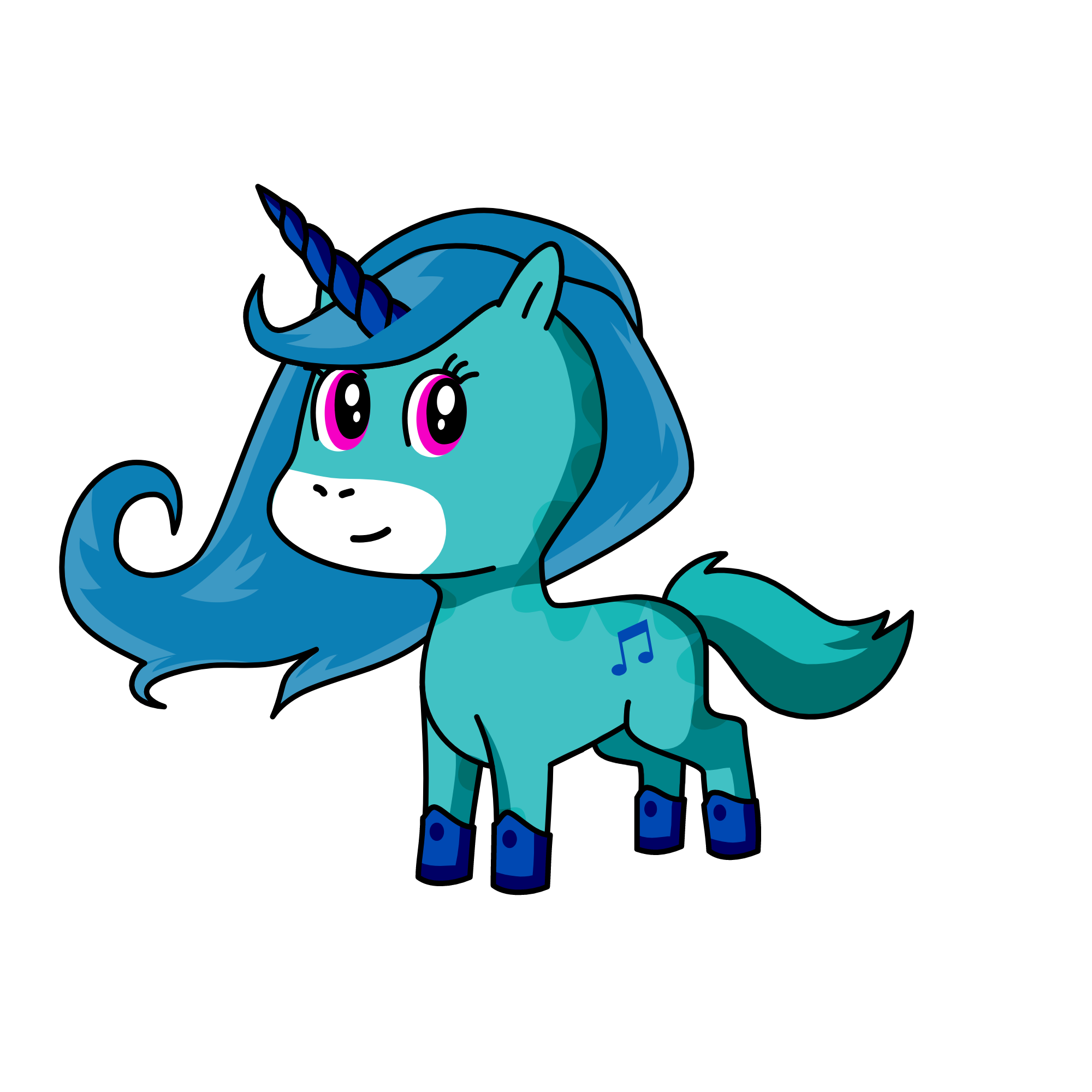 winter luv, the unicorn