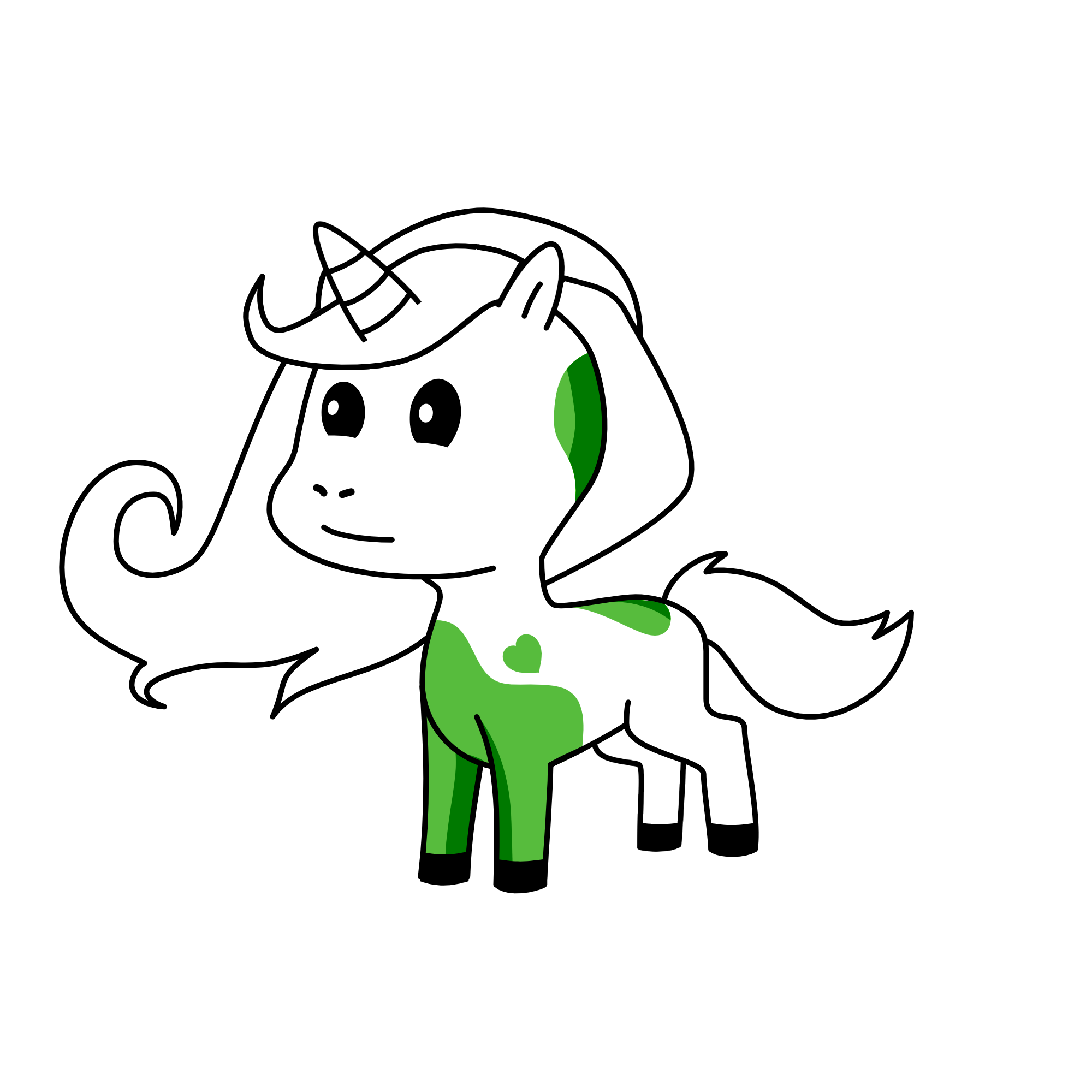 Different unicorn got bullied  , the unicorn