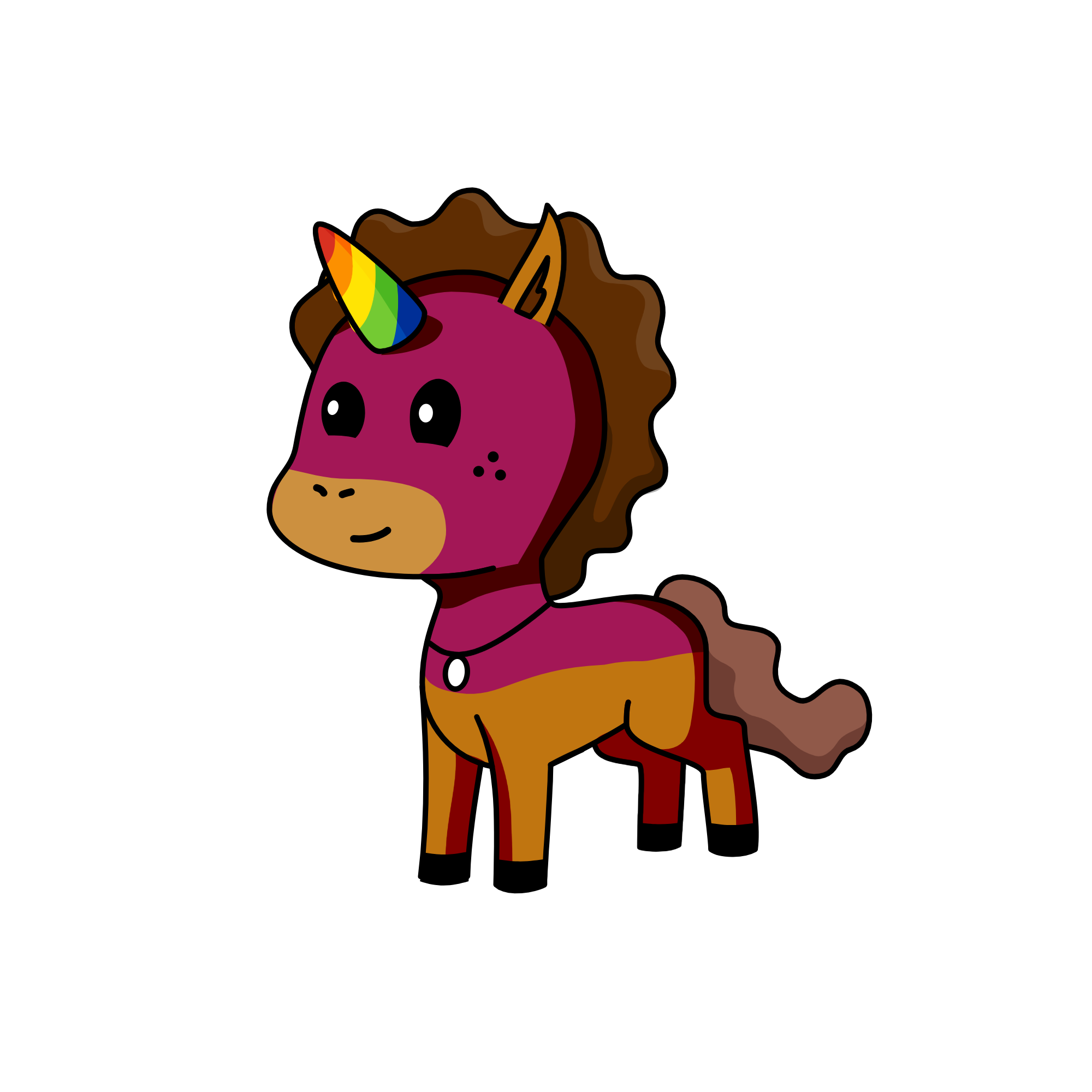 brownie, the unicorn