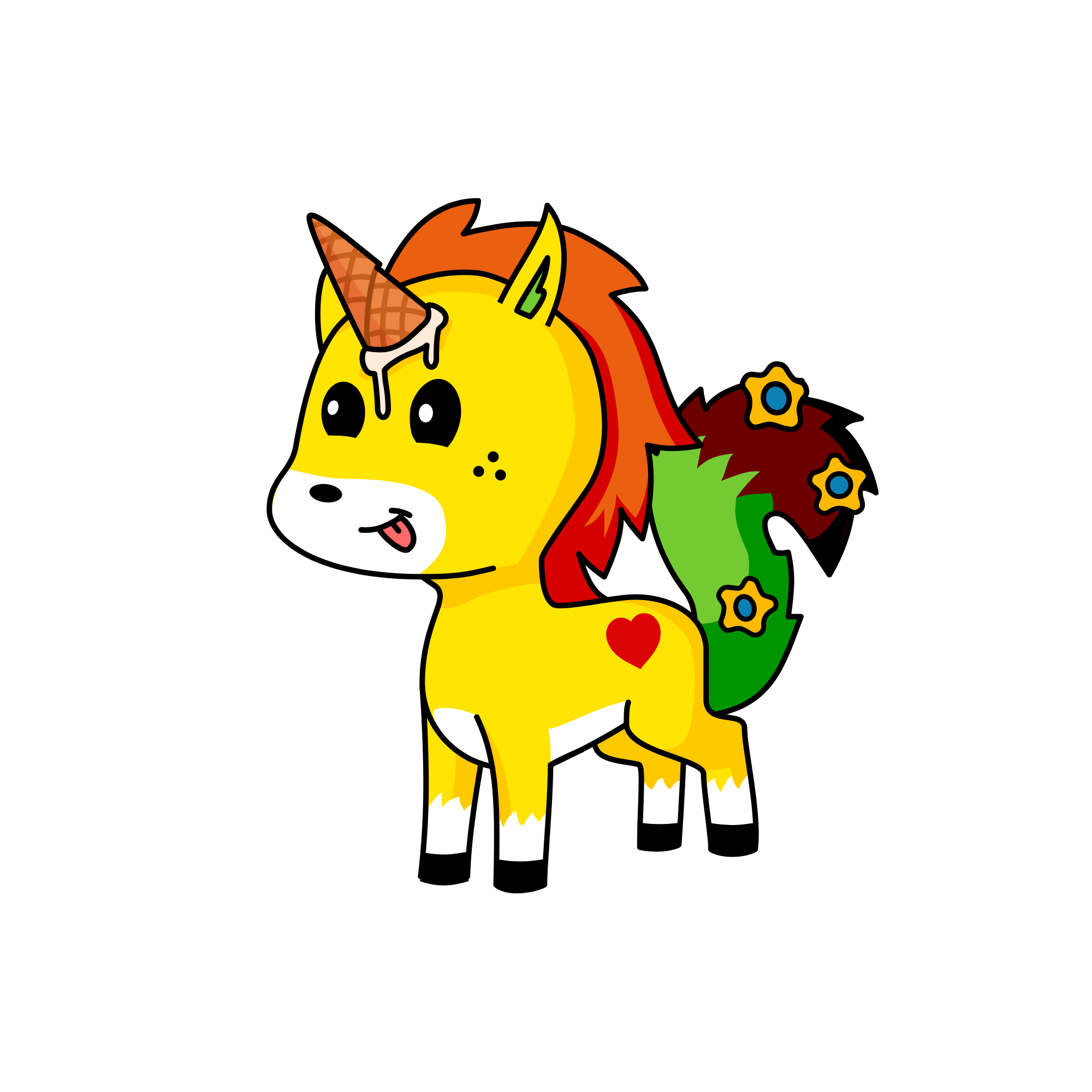 dungeonfarty, the unicorn