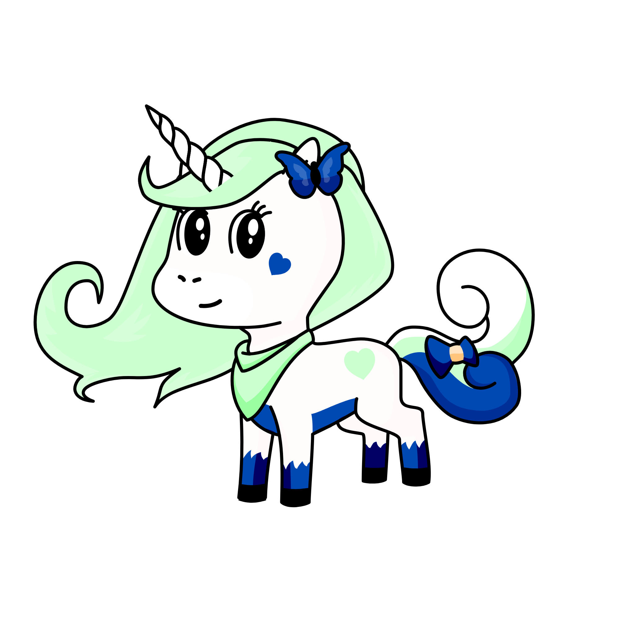 Breezy ( Wants to be friends with Anshin), the unicorn