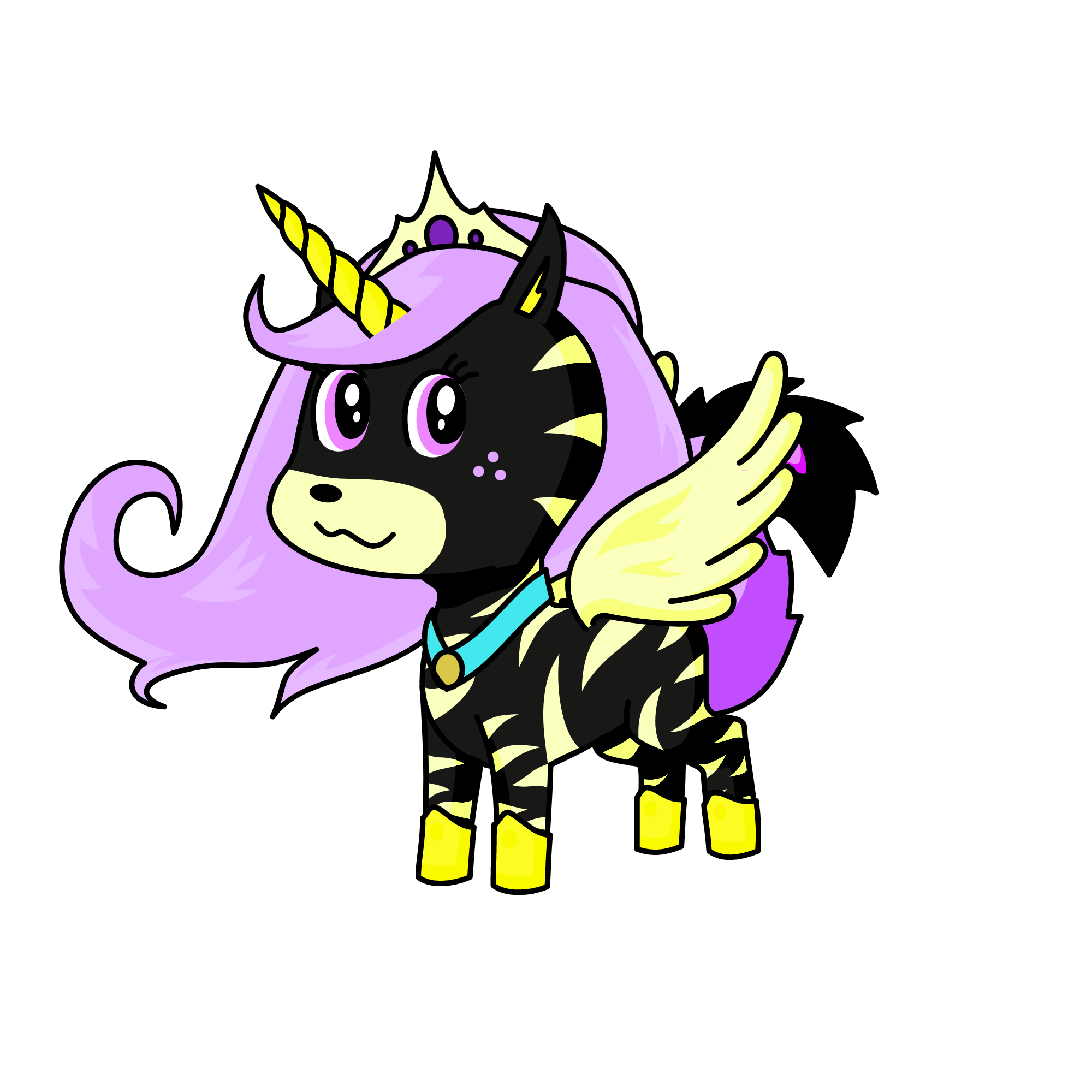 Lana/princess of dark and light, the unicorn