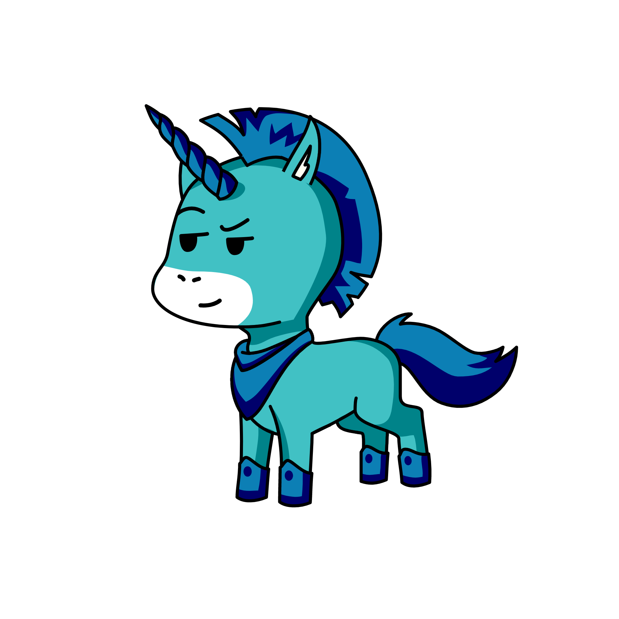 pince water of the water fall, the unicorn