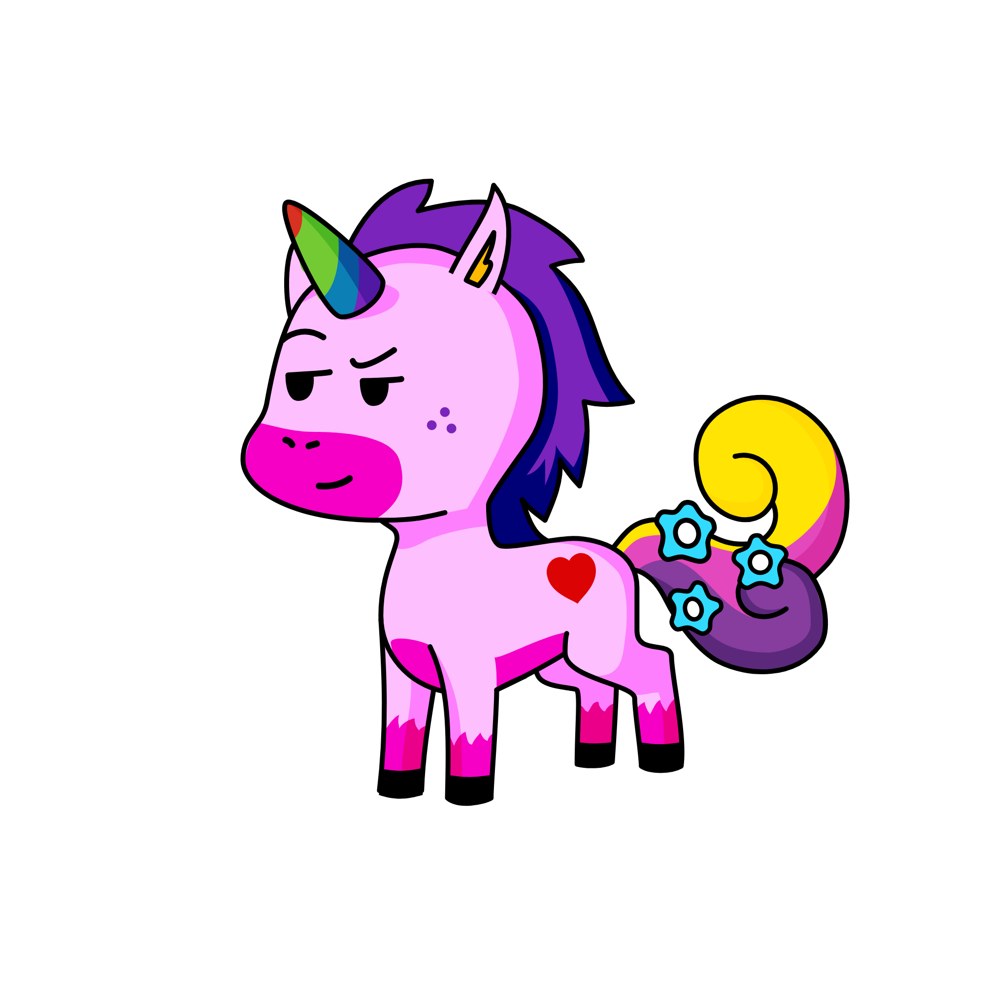 rosa, the unicorn