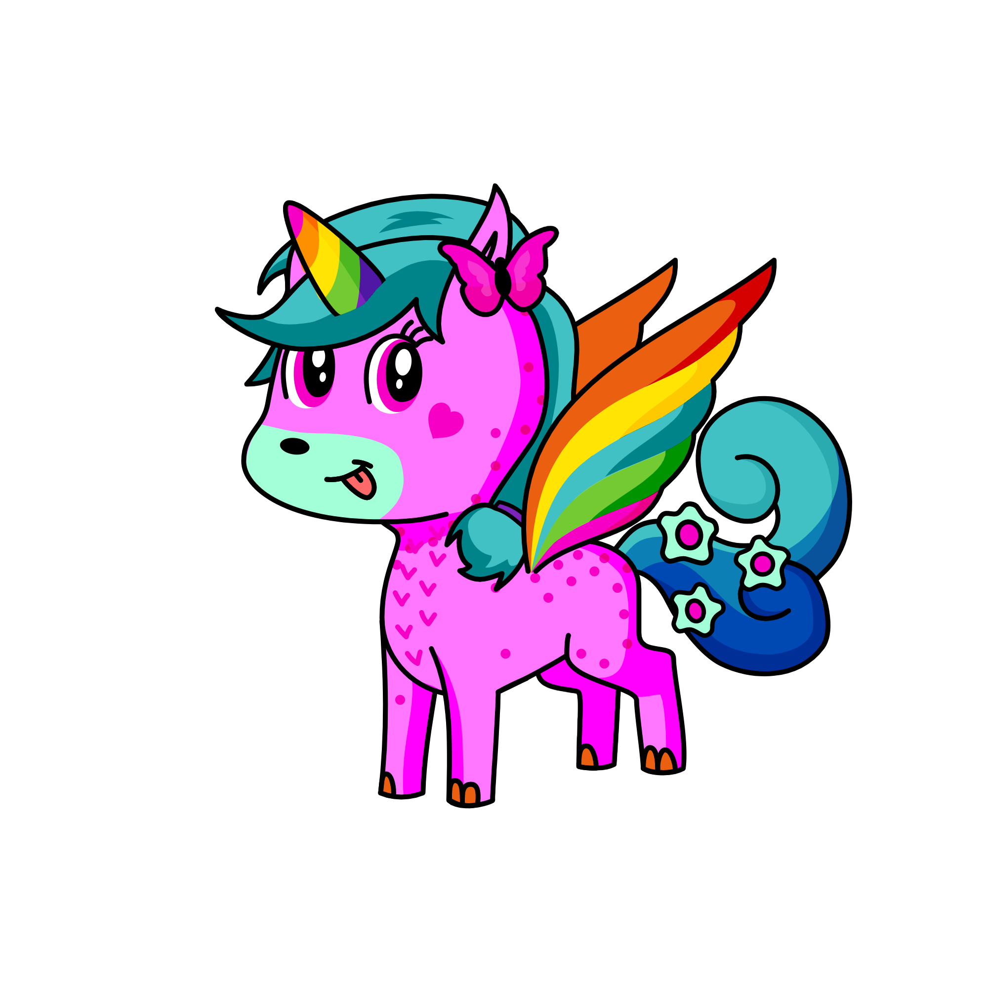 Potato/my sisters creation, the unicorn