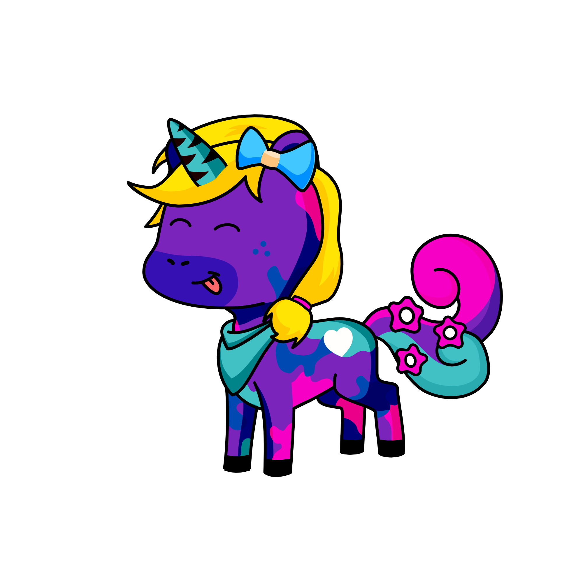 Arty, the unicorn
