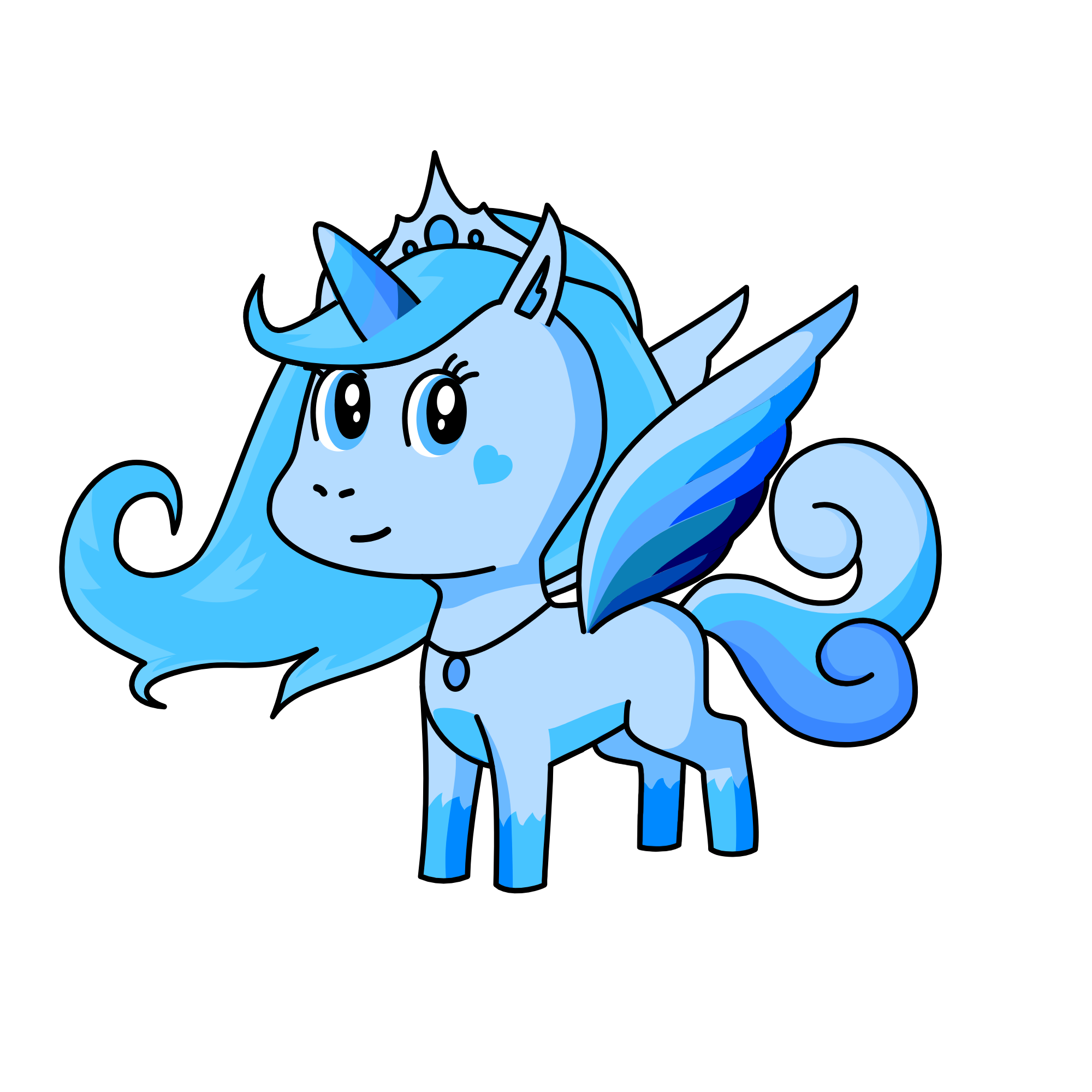 Aqua, the unicorn